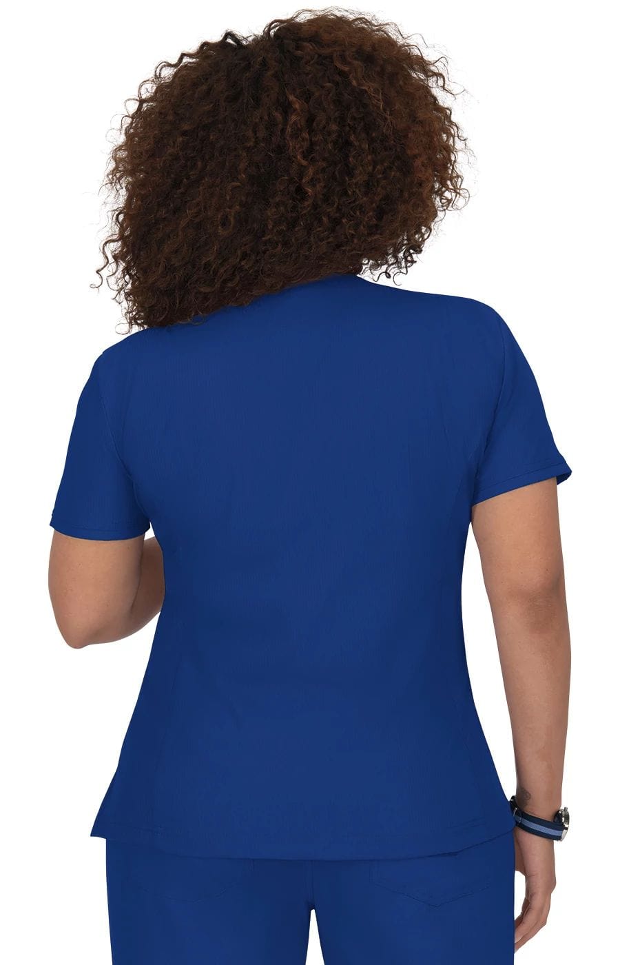 Koi Lite Philosophie Frauen 3-Taschen-Mock-Wrap Scrub Top