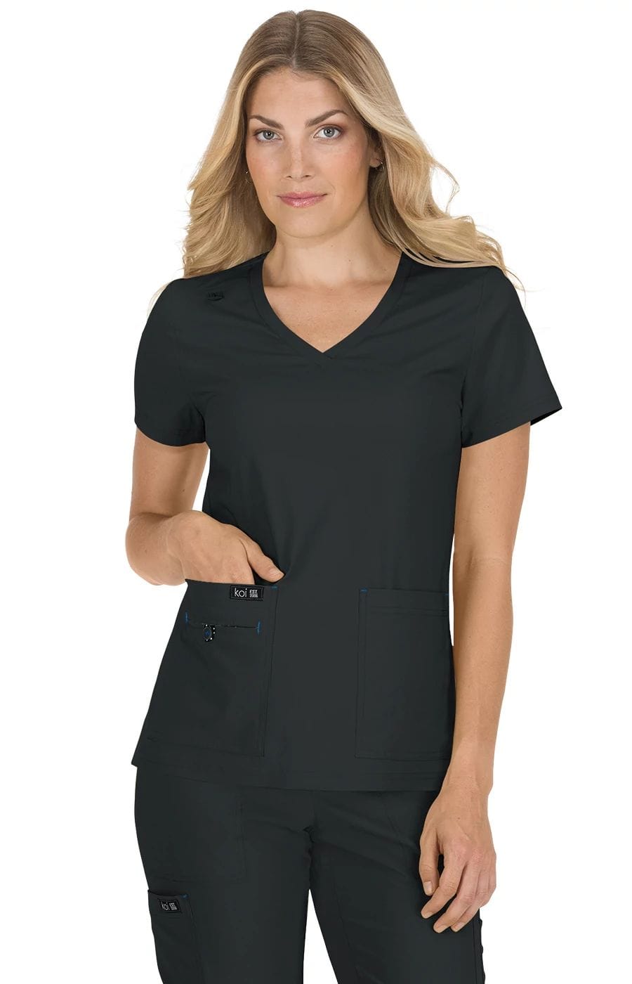 Koi Basics Becca Frauen 4-Taschen Stretch Scrub Top