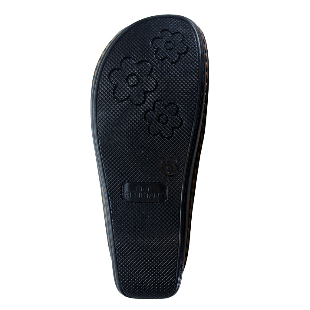 Sanosan Bella Comfort Slip-On Clogs im Multi Loop Druck