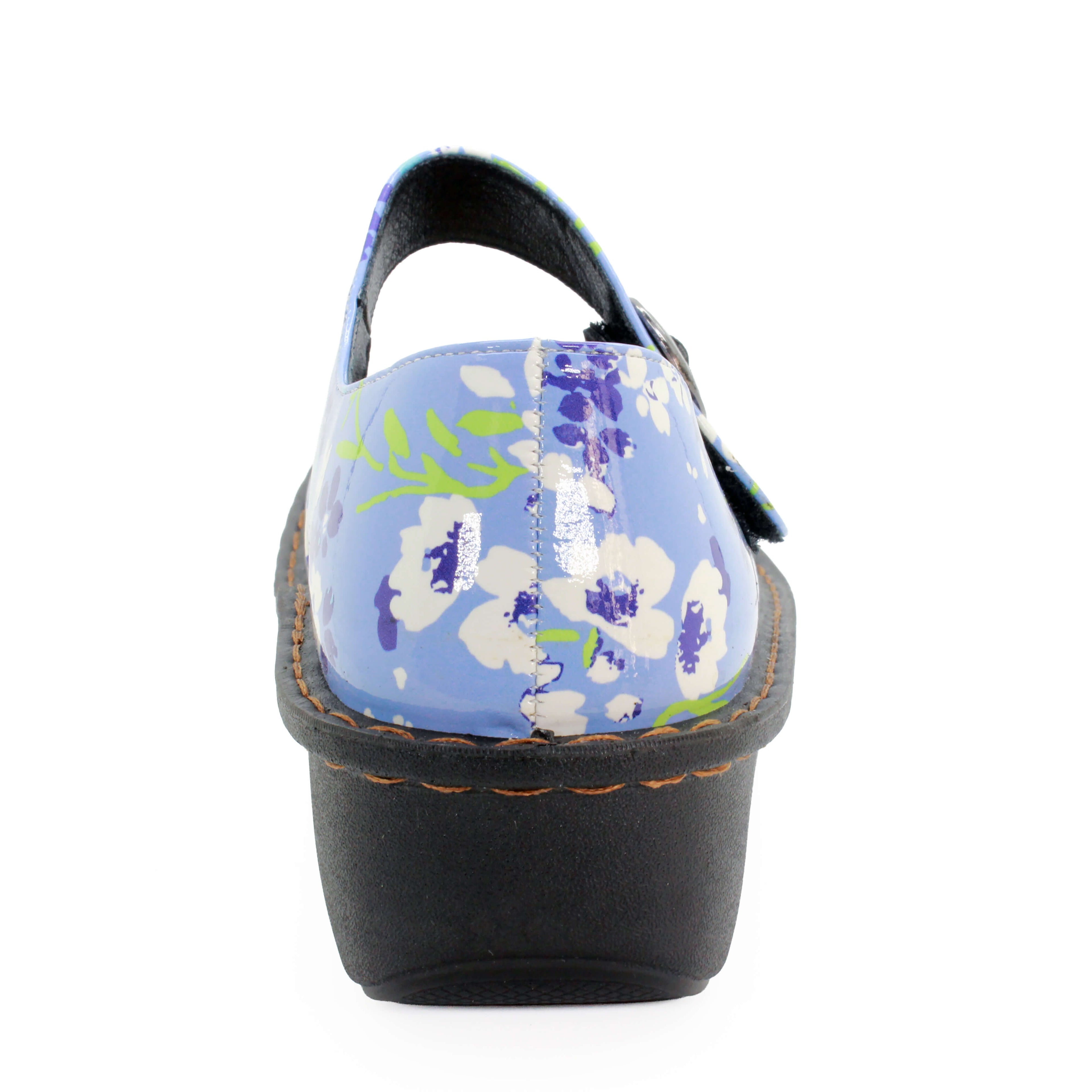 Sanosan Julia Comfort Mary-Jane Clogs im Orchideengras