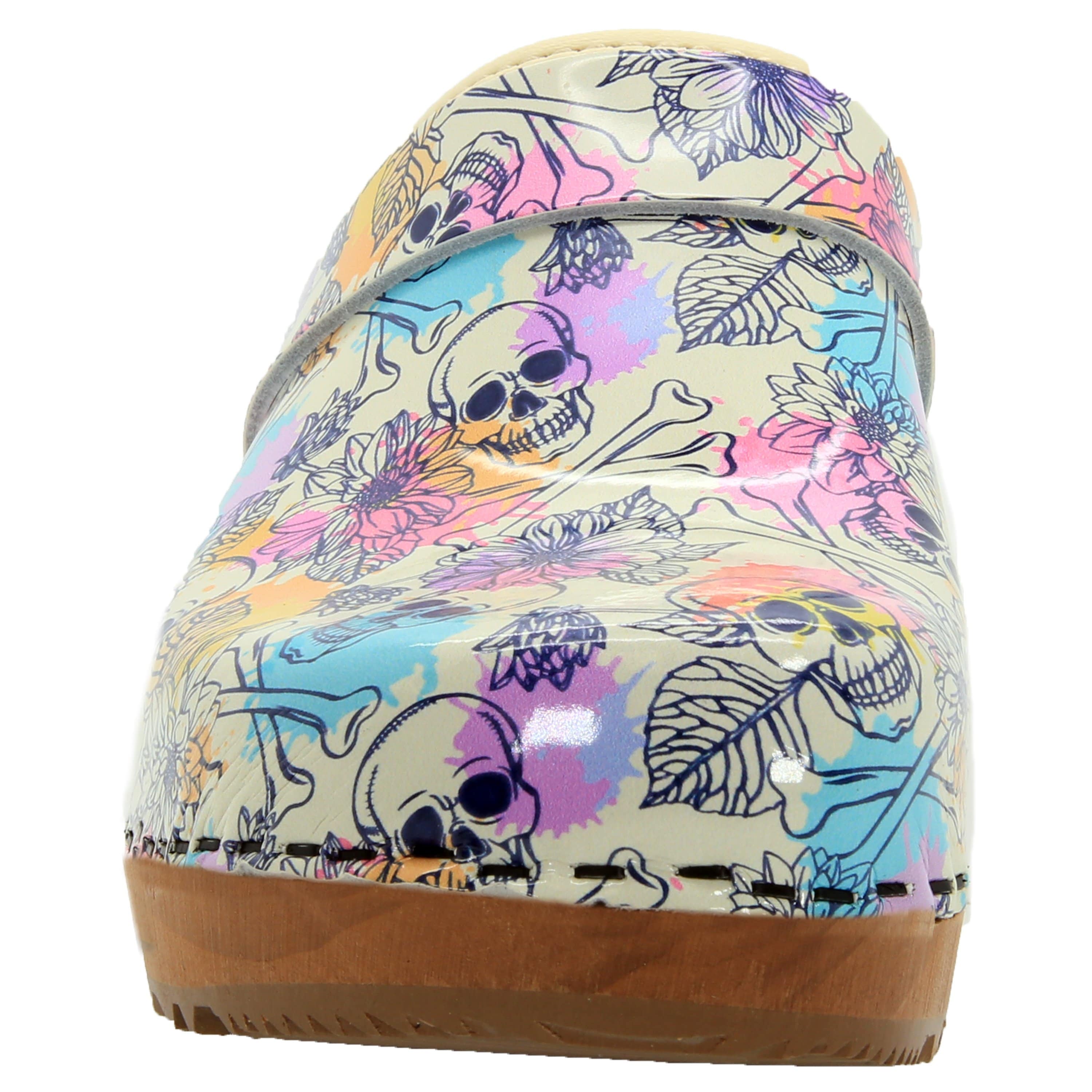 BJORK Bonita Wood Open Back Leder Clogs - CLOSEOUT