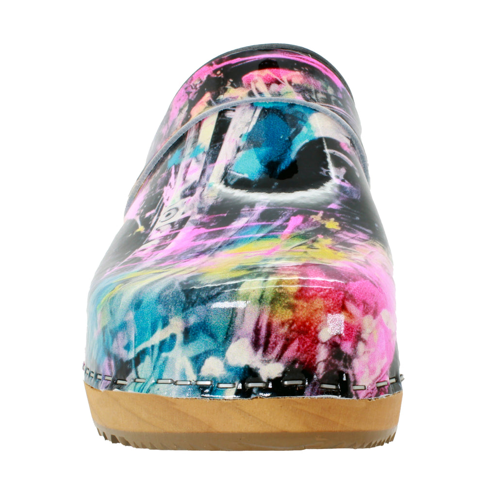 BJORK Maja Wood Graffiti II Lederschuhe