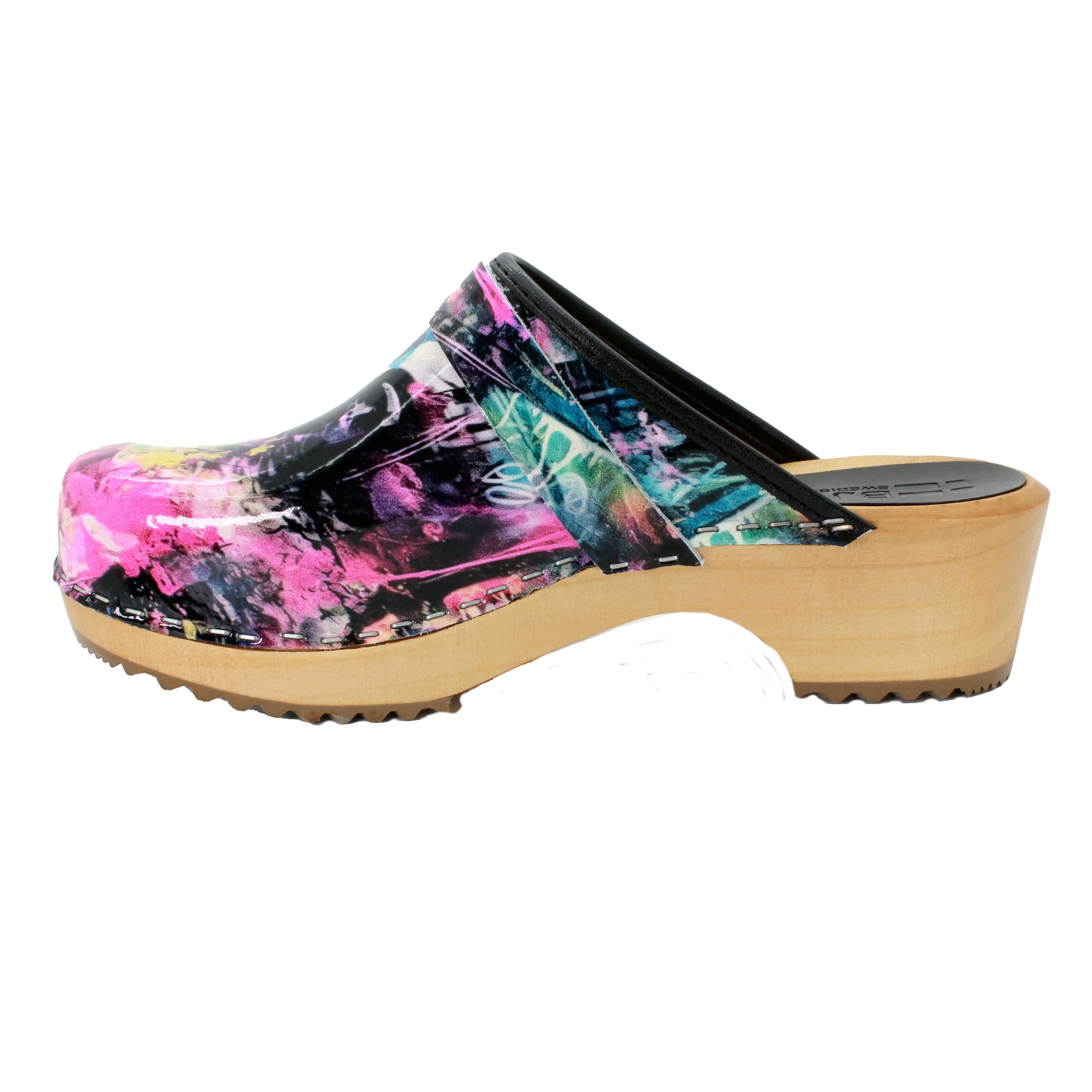 BJORK Maja Wood Graffiti II Lederschuhe