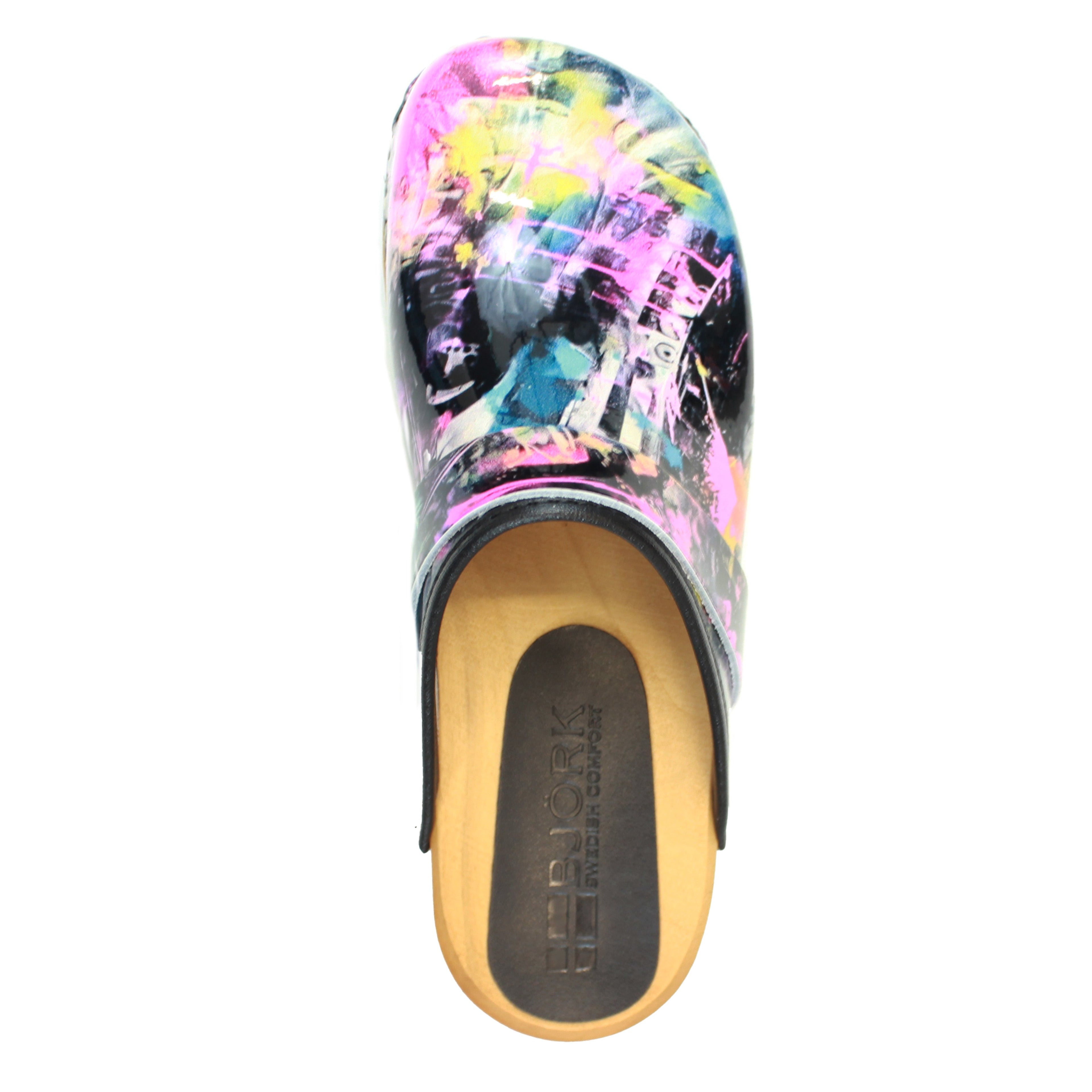 BJORK Maja Wood Graffiti II Lederschuhe