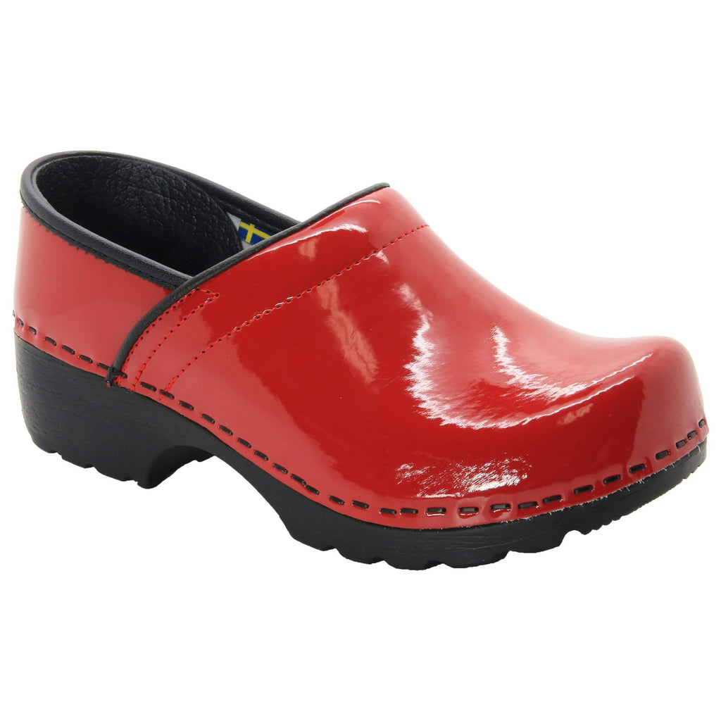 BJORK schwedische professionelle rote Patent Lederschuhe