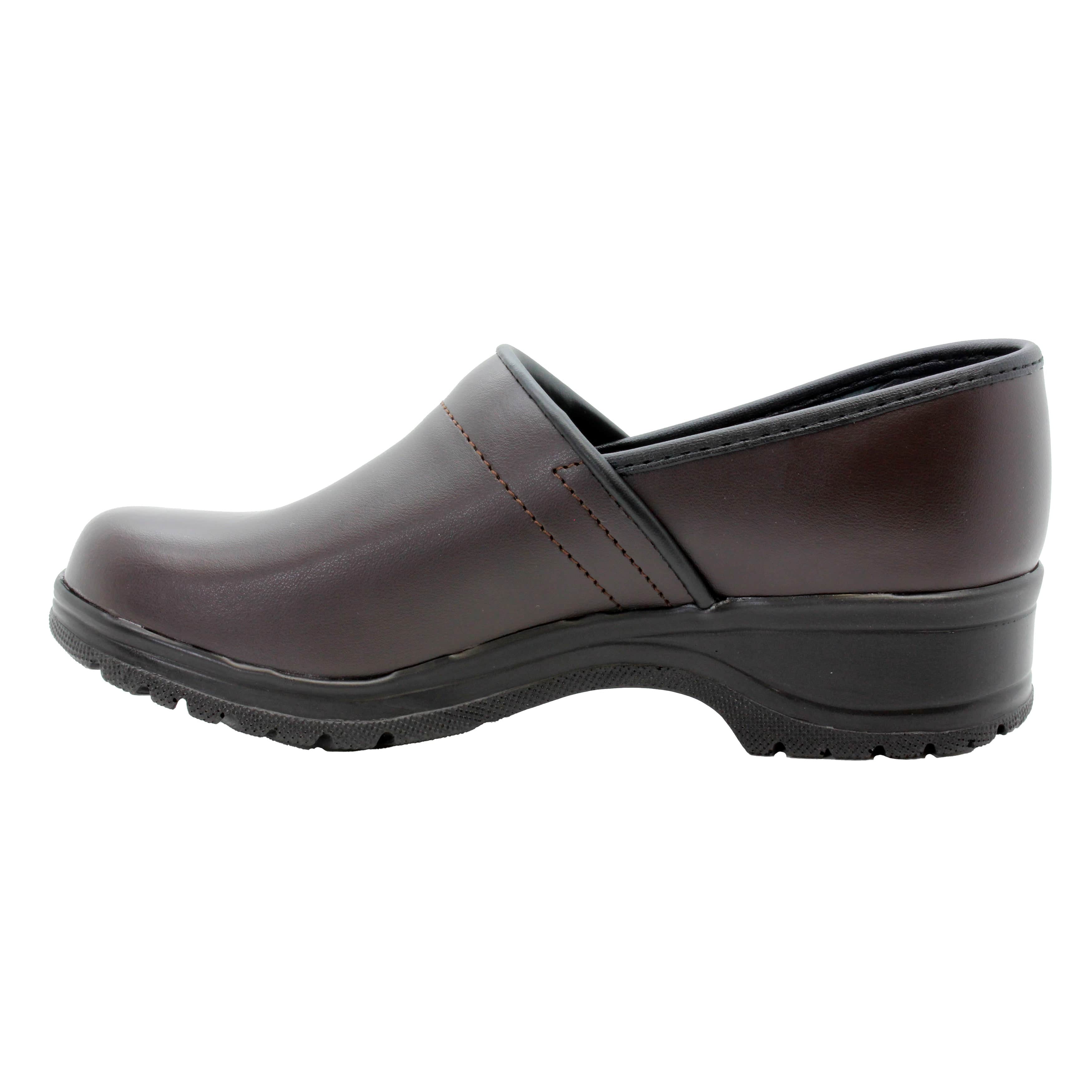 BJORK Flex Pro Closed Back Braunleder-Clogs - CLOSEOUT