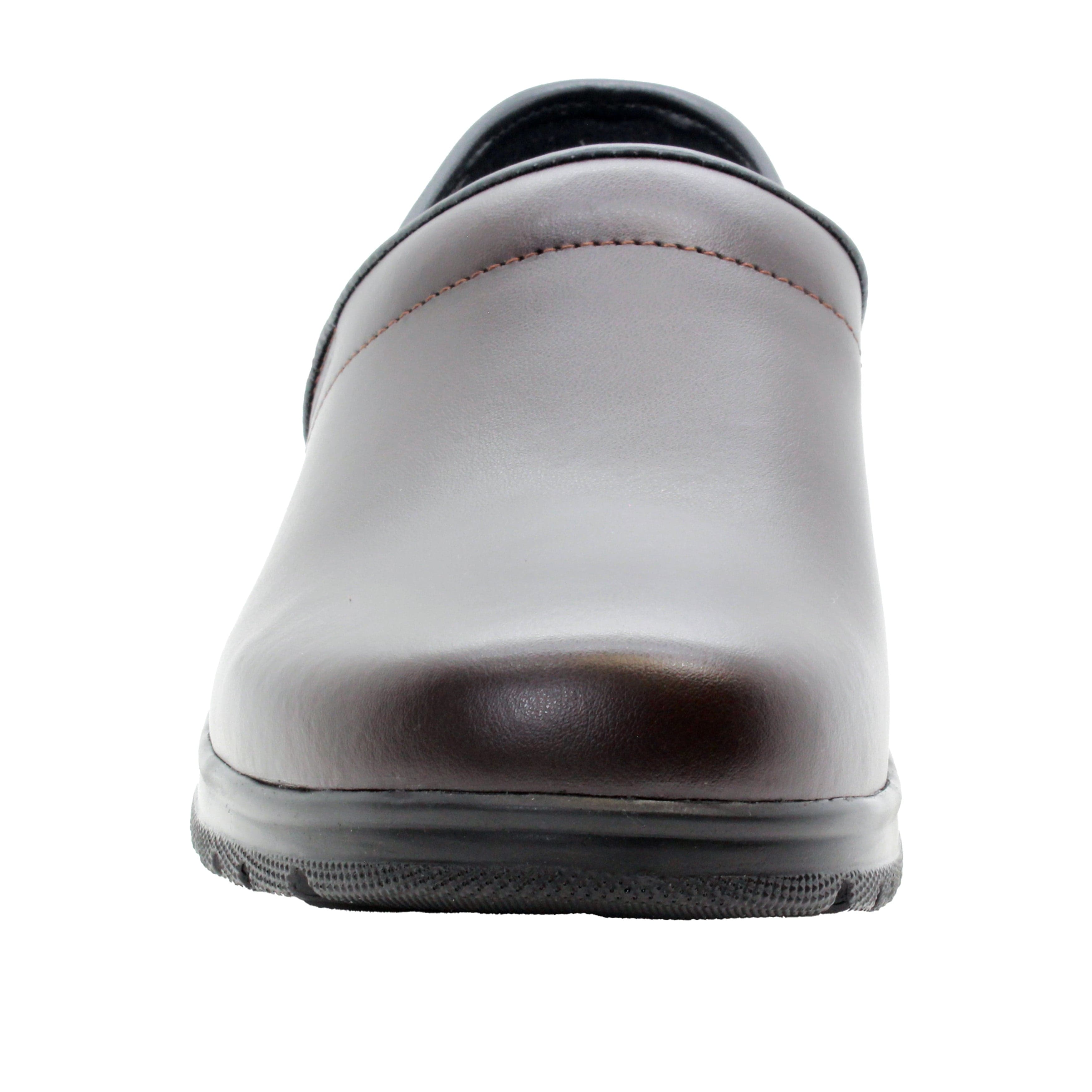 BJORK Männer Flex Pro Closed Back Braunleder Clogs - CLOSEOUT