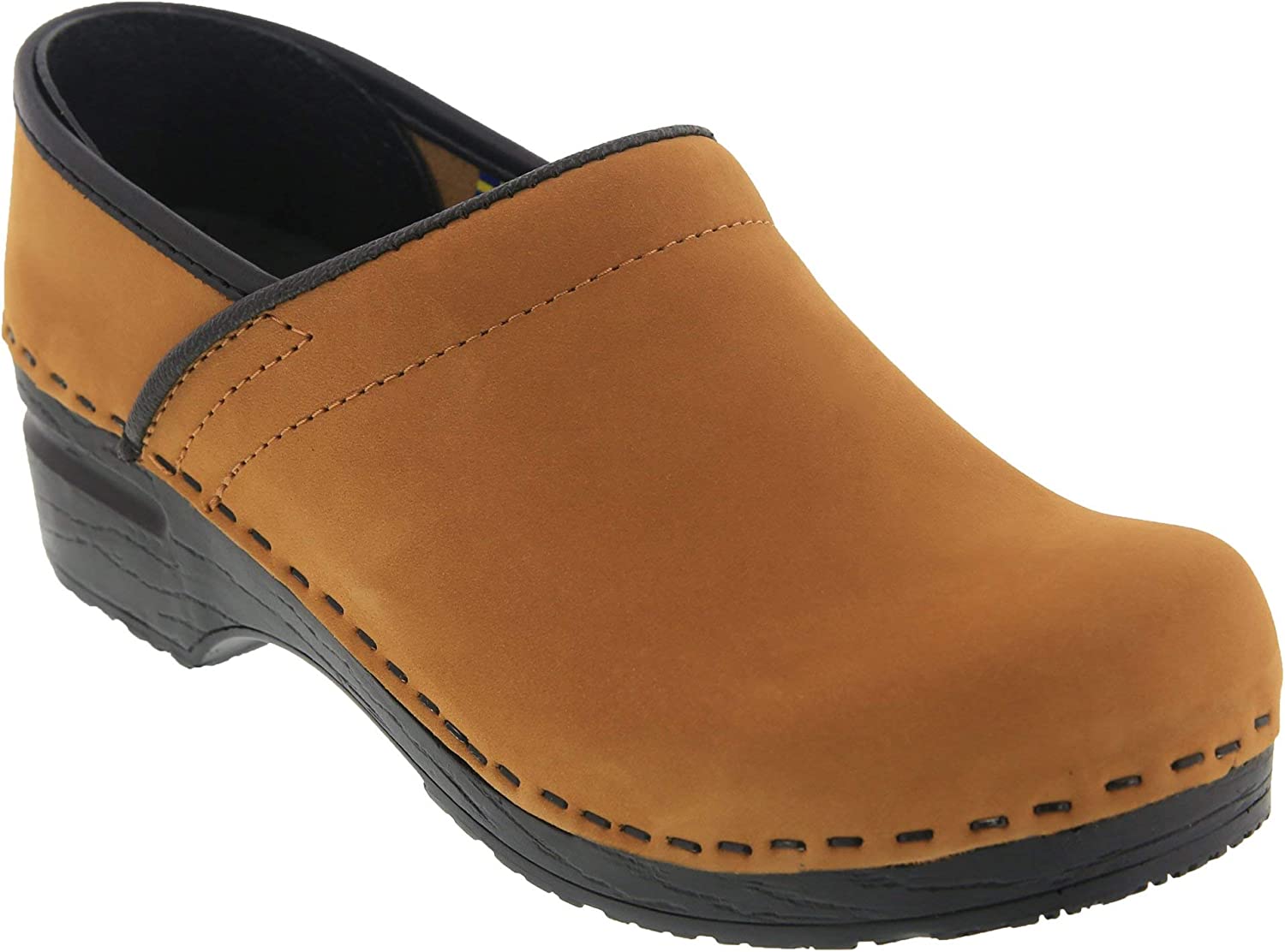 BJORK PROFESSIONAL Oiled Leather Clogs - CLOSEOUT