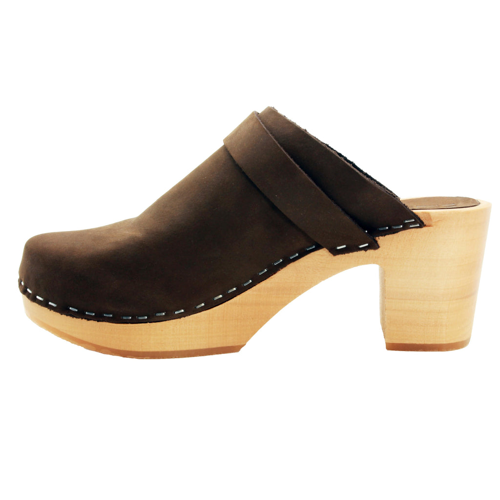 BJORK TIA Holzklötze in geöltem Leder - CLOSEOUT