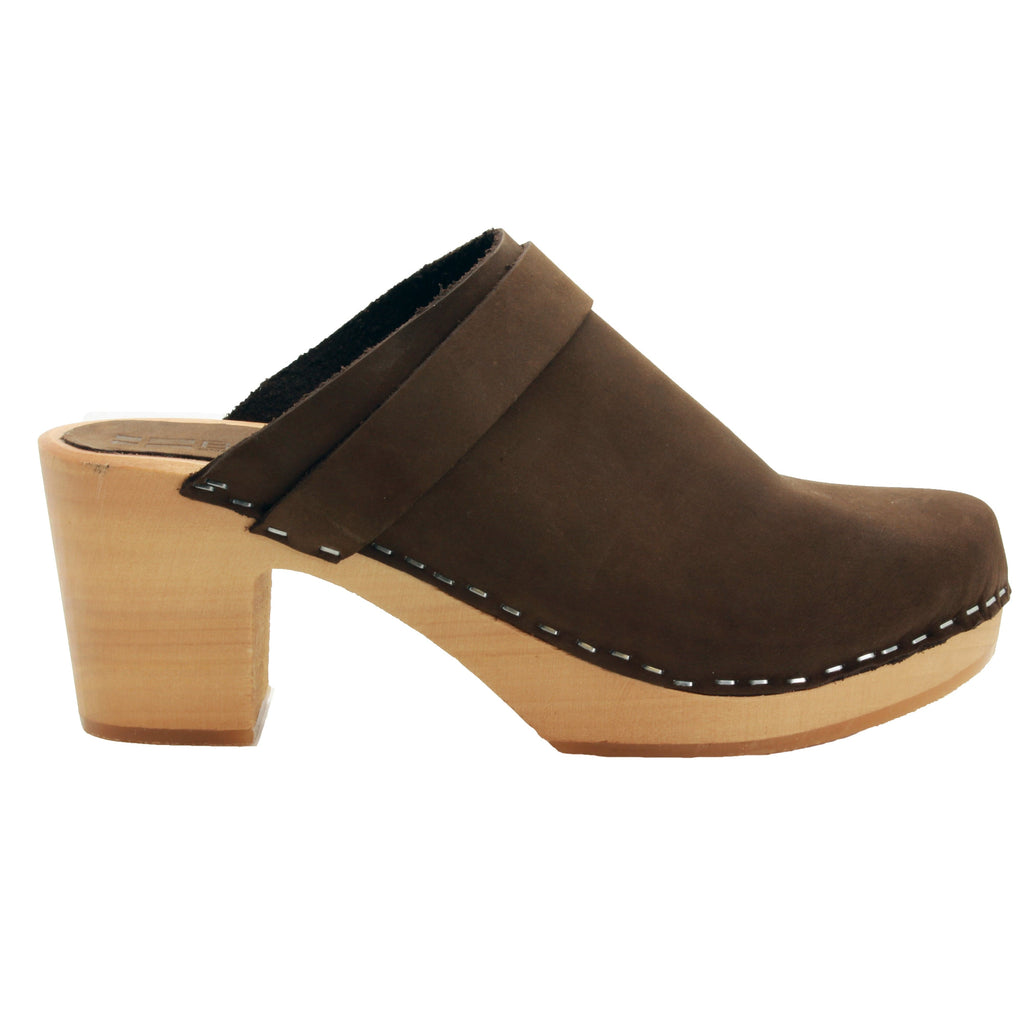 BJORK TIA Holzklötze in geöltem Leder - CLOSEOUT