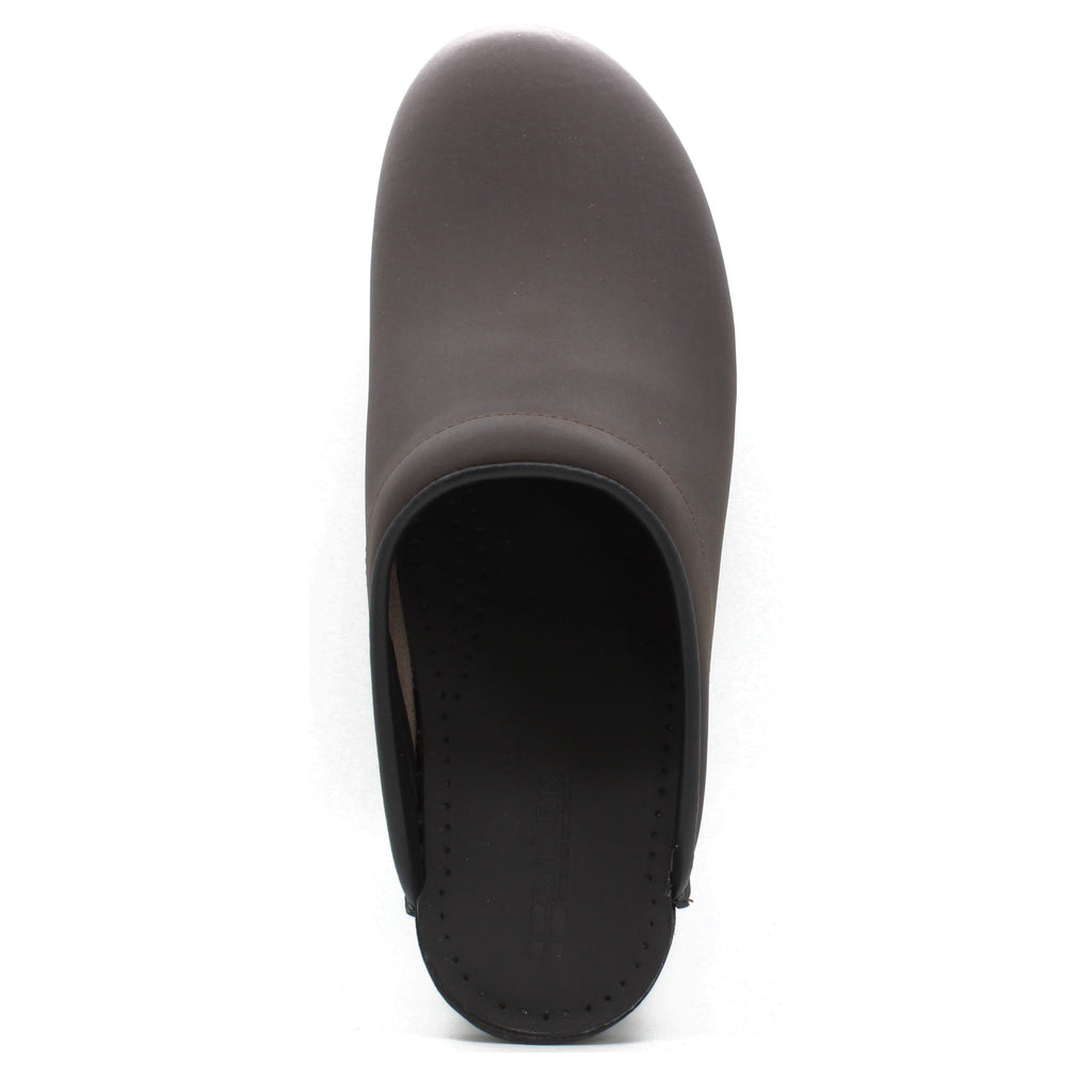 BJORK Männer Sam Open Back geölte Leder Clogs - CLOSEOUT