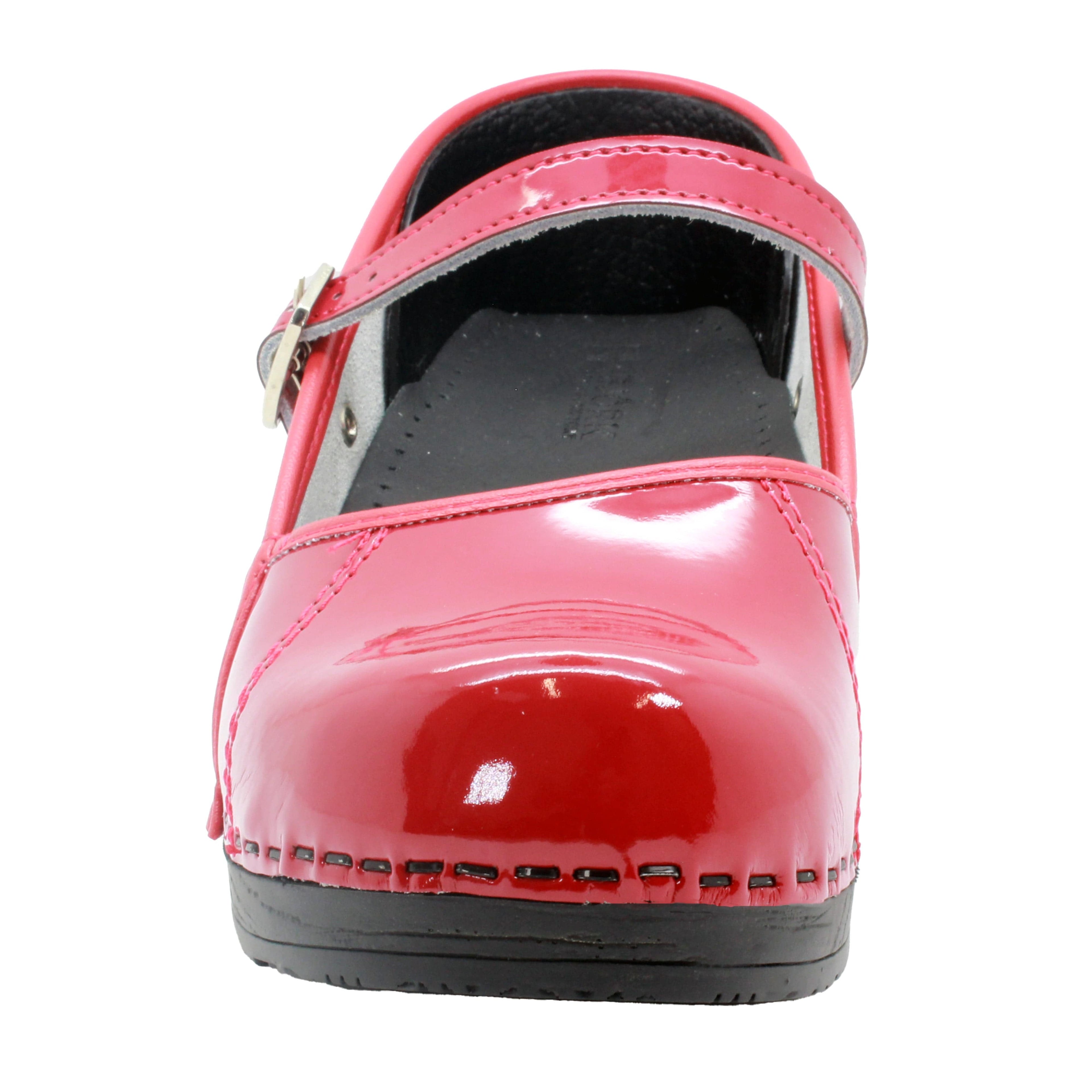 BJORK MARCELLA Mary Jane Red Patent Lederschuhe