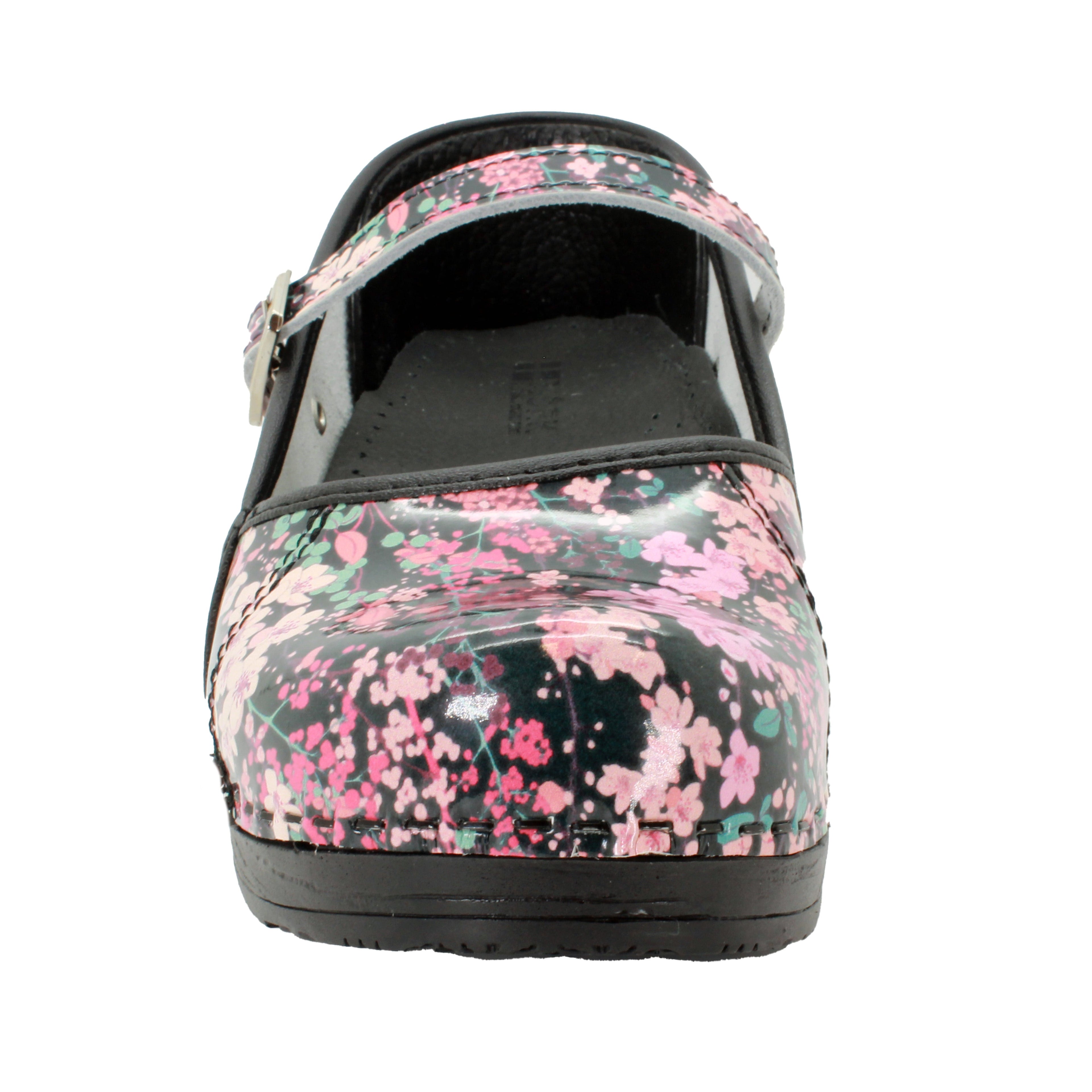 BJORK MARCELLA Mary Jane Clogs in Josse Printed Leather - CLOSEOUT