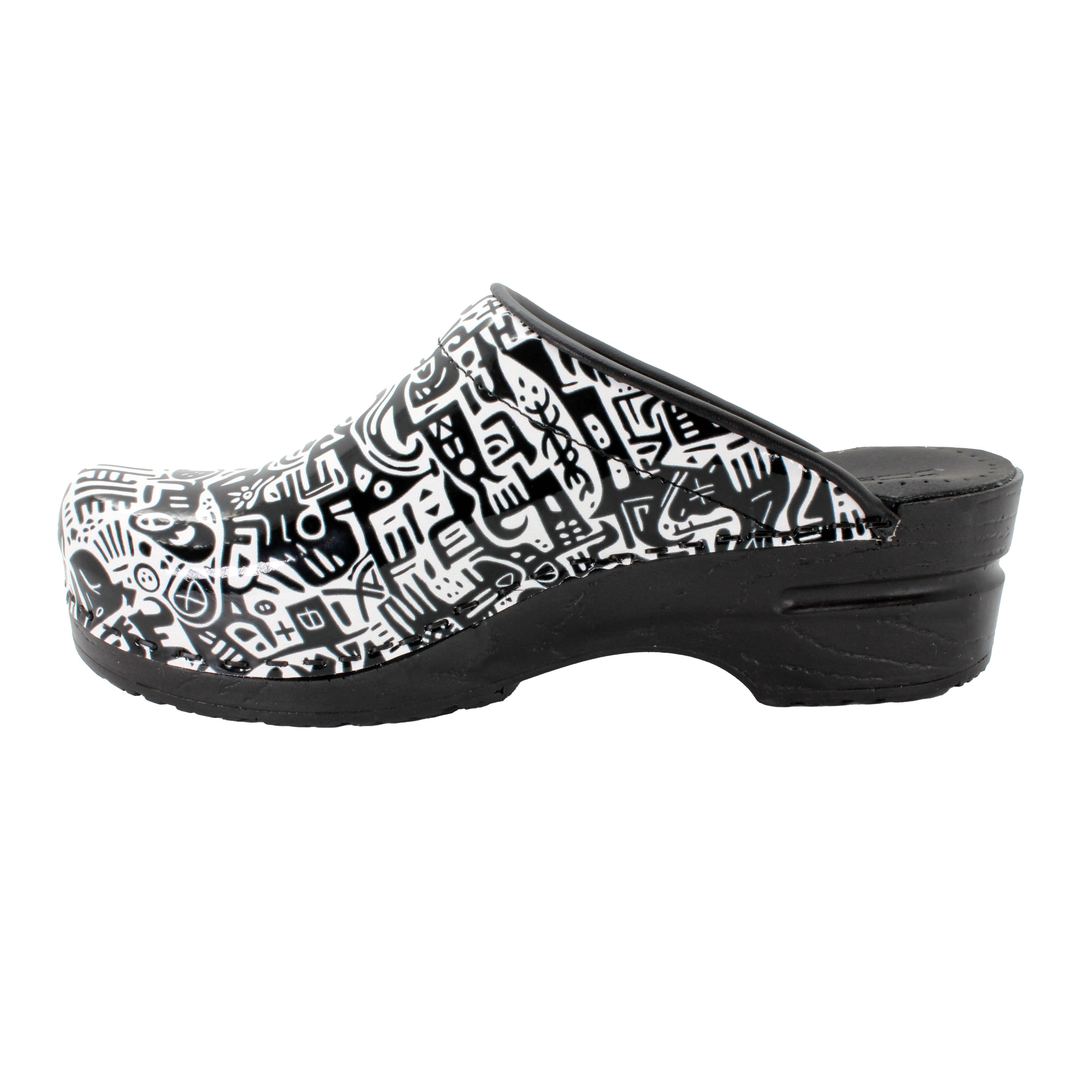 BJORK Juni Open Back Pro Leder Clogs