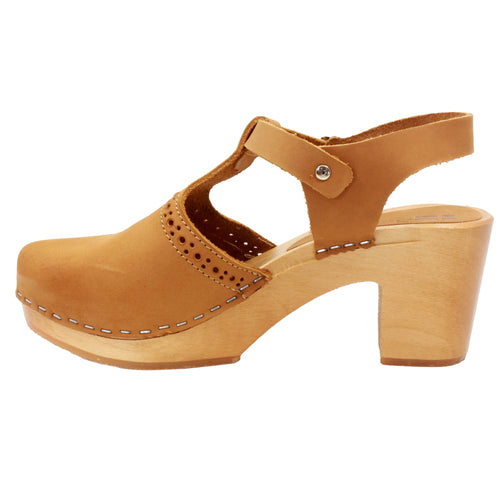 BJORK CLARA Schwedische Holzlogs in Camel Nubuck