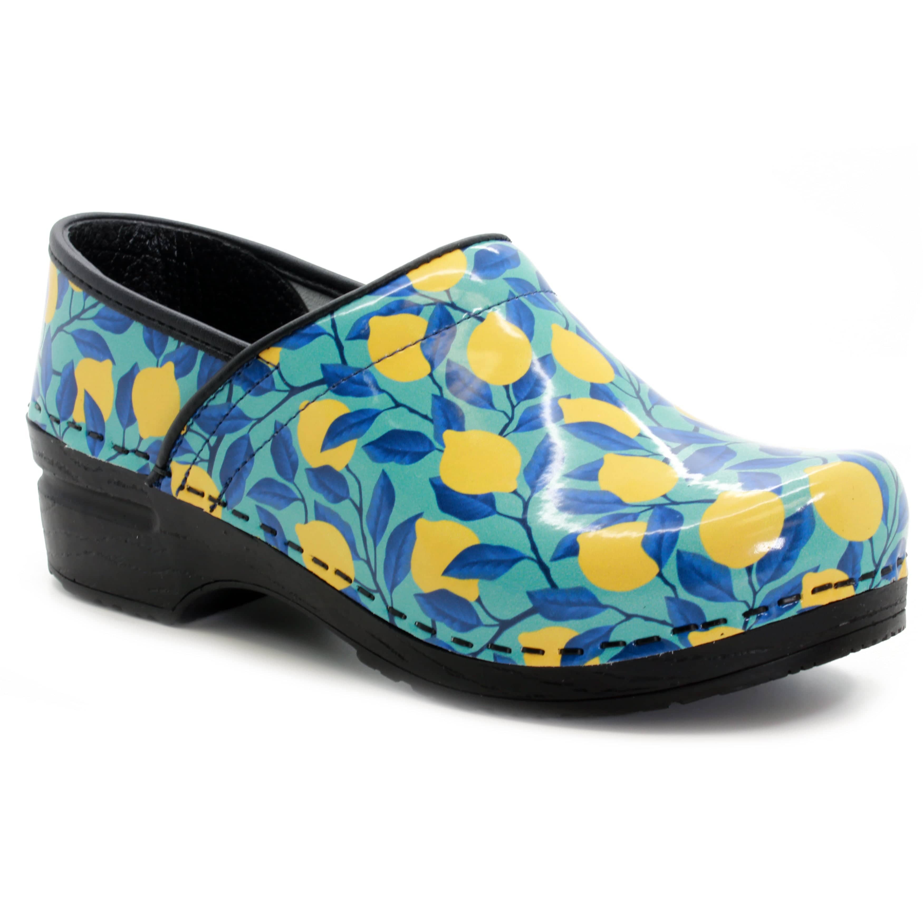 BJORK PROFESSIONAL Citronen gedruckte Lederklötze - CLOSEOUT