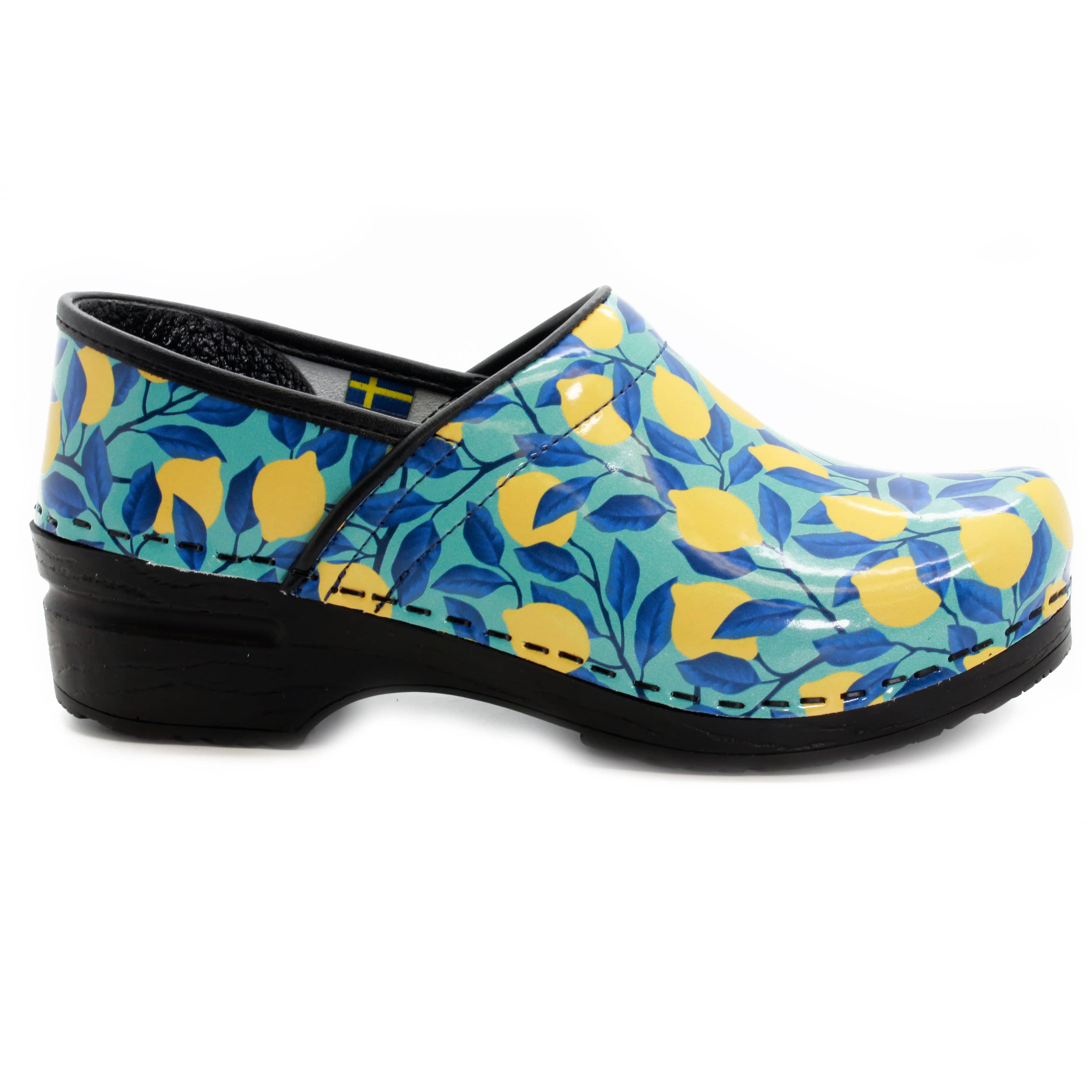 BJORK PROFESSIONAL Citronen gedruckte Lederklötze - CLOSEOUT