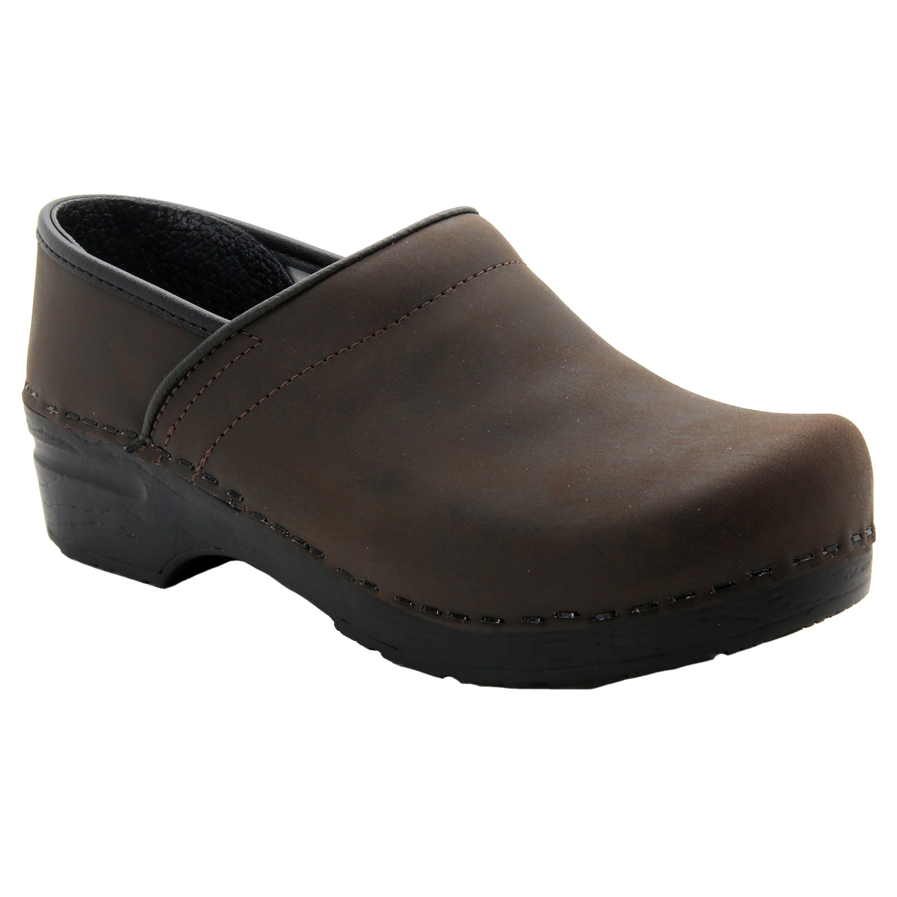 BJORK PROFESSIONAL Oiled Leather Clogs - CLOSEOUT