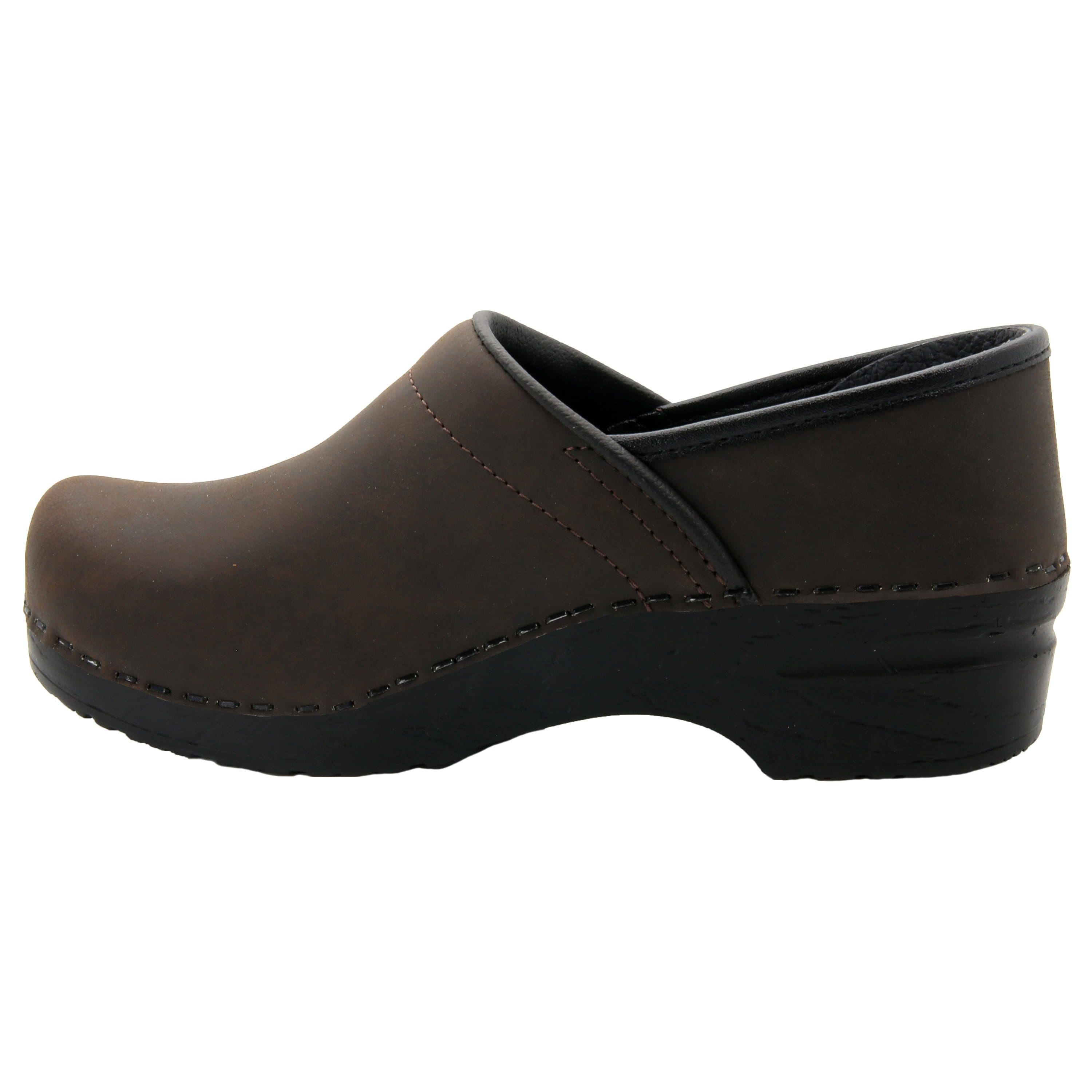 BJORK PROFESSIONAL Oiled Leather Clogs - CLOSEOUT