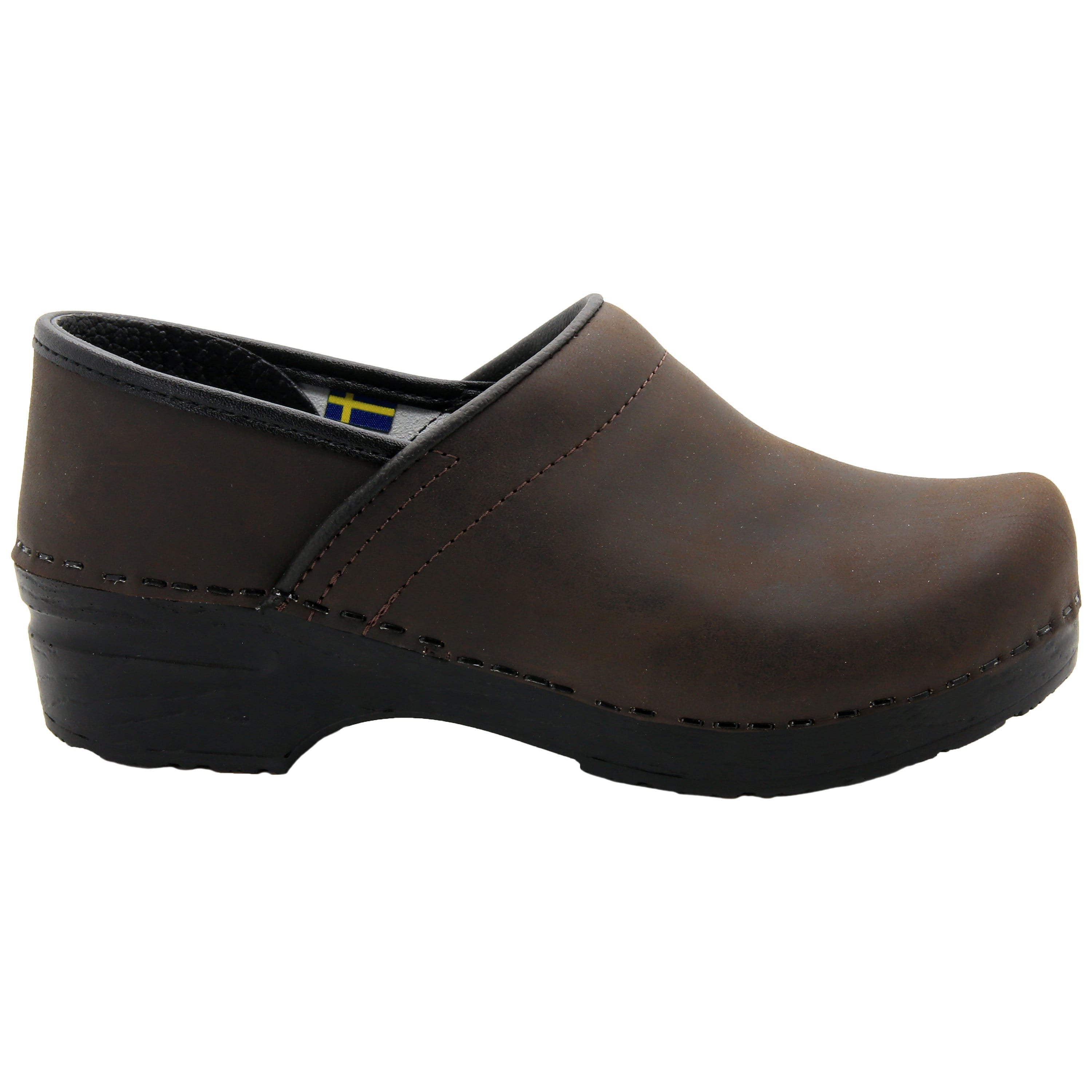 BJORK PROFESSIONAL Oiled Leather Clogs - CLOSEOUT