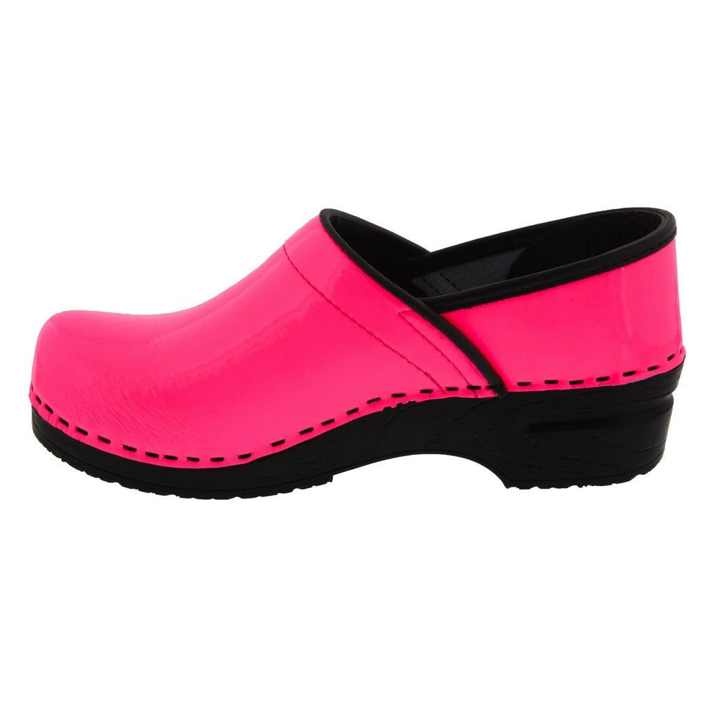 BJORK PROFESSIONAL Patent Leather Clogs