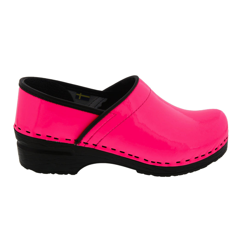 BJORK PROFESSIONAL Patent Leather Clogs