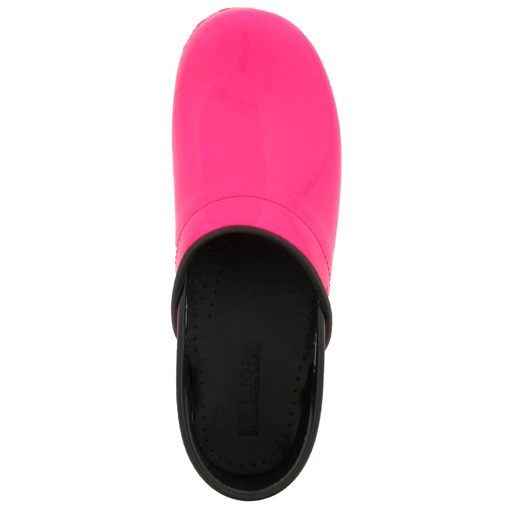 BJORK PROFESSIONAL Patent Leather Clogs