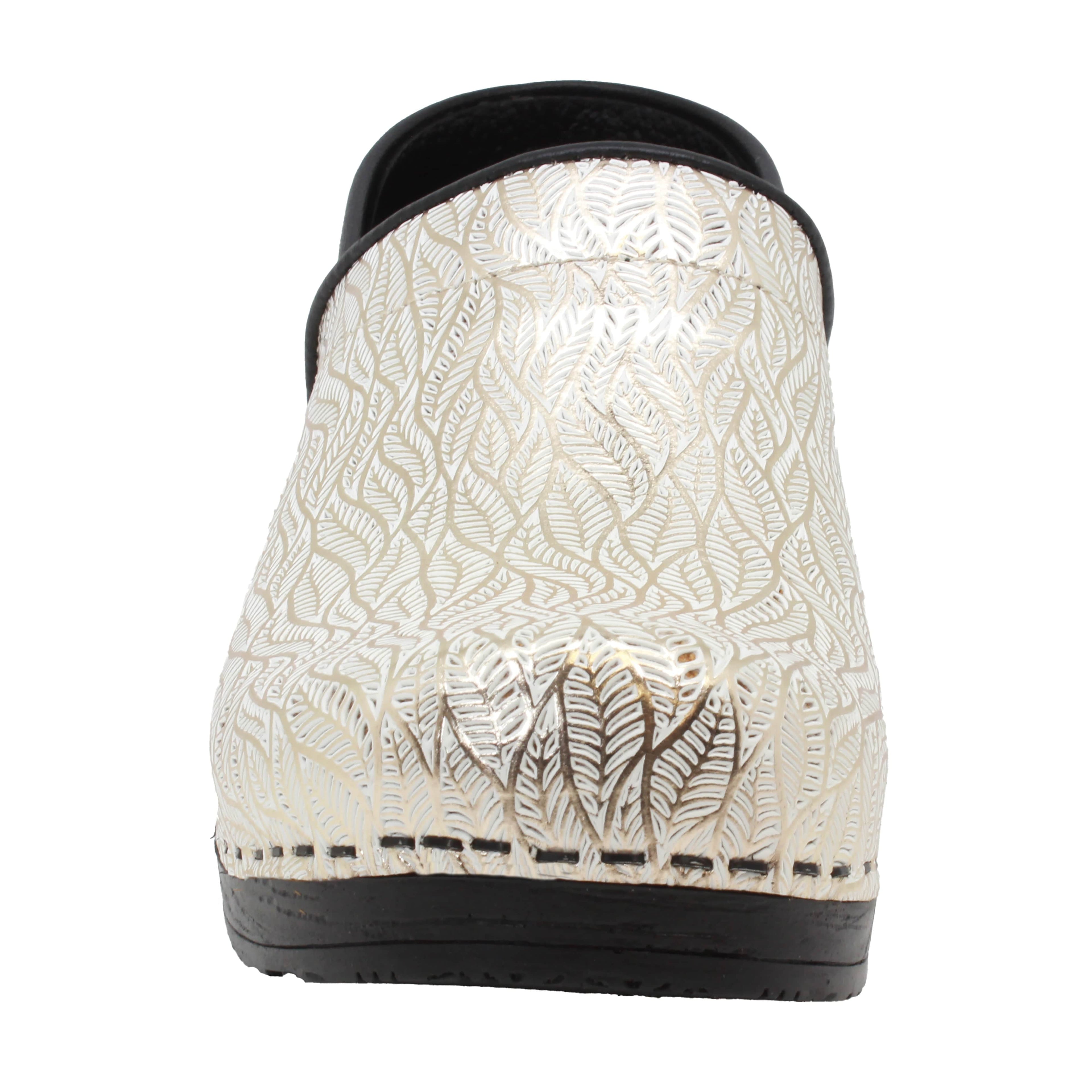 BJORK PROFESSIONAL Mysa Natural Tooled Leder Clogs