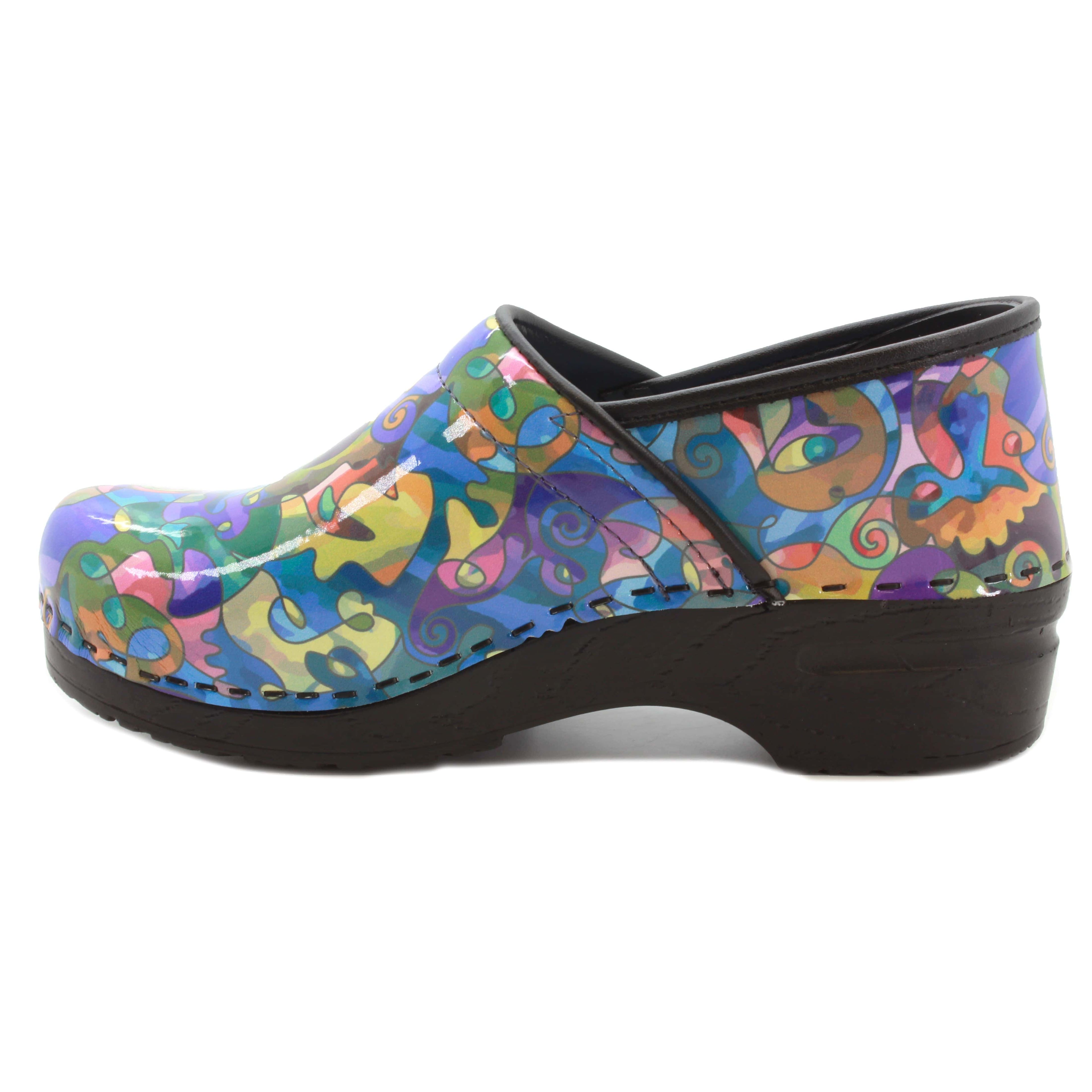 BJORK PROFESSIONAL Elise Leather Clogs - CLOSEOUT