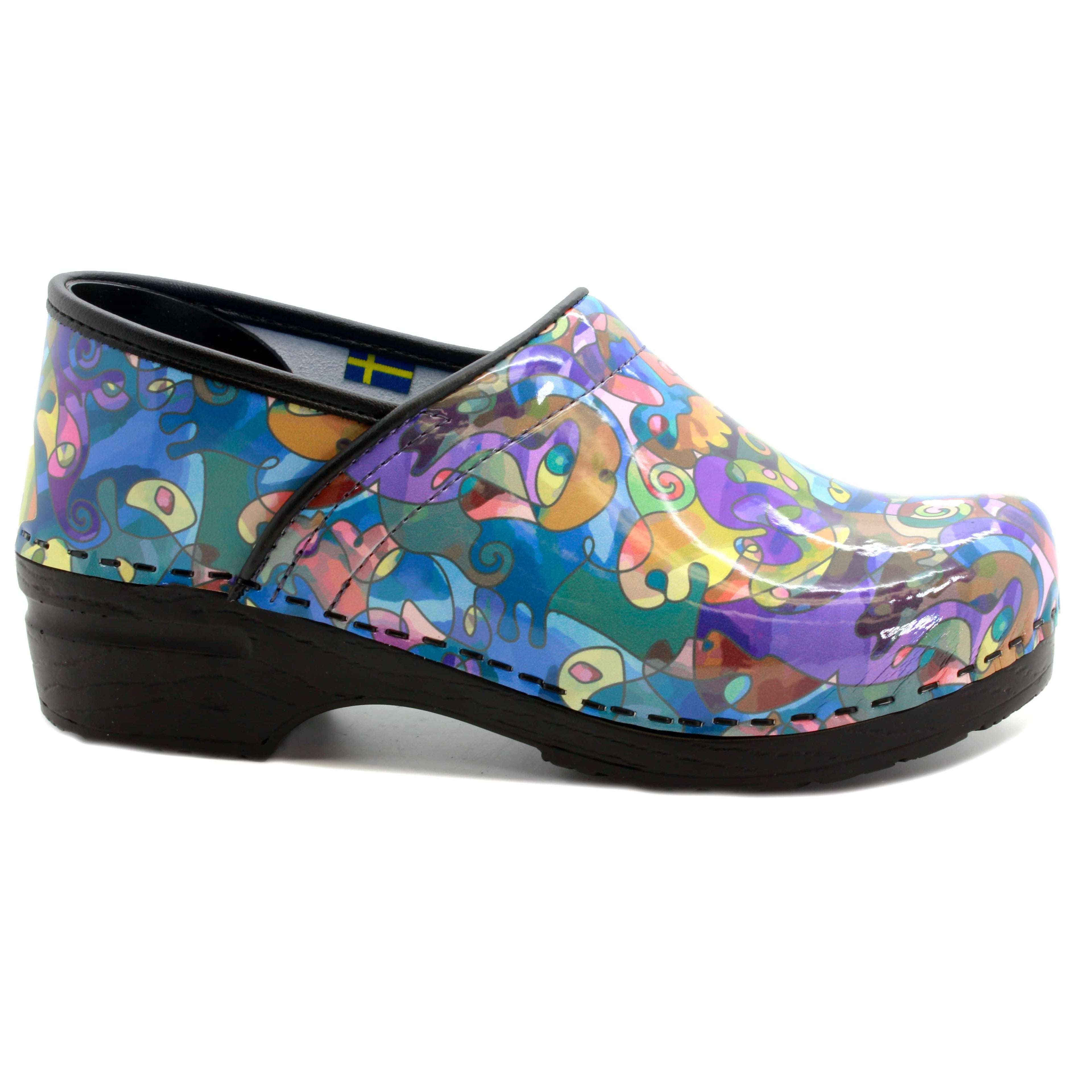 BJORK PROFESSIONAL Elise Leather Clogs - CLOSEOUT