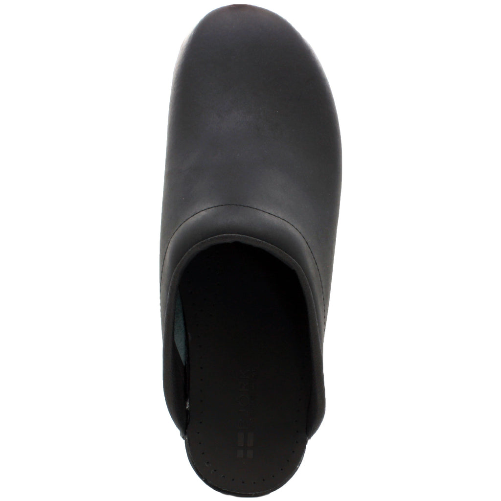 BJORK Männer Sam Open Back geölte Leder Clogs - CLOSEOUT