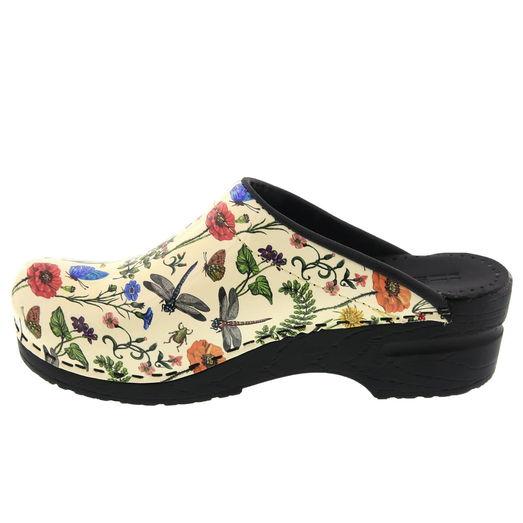 BJORK Dahlia Öffnen Sie Leder Clogs