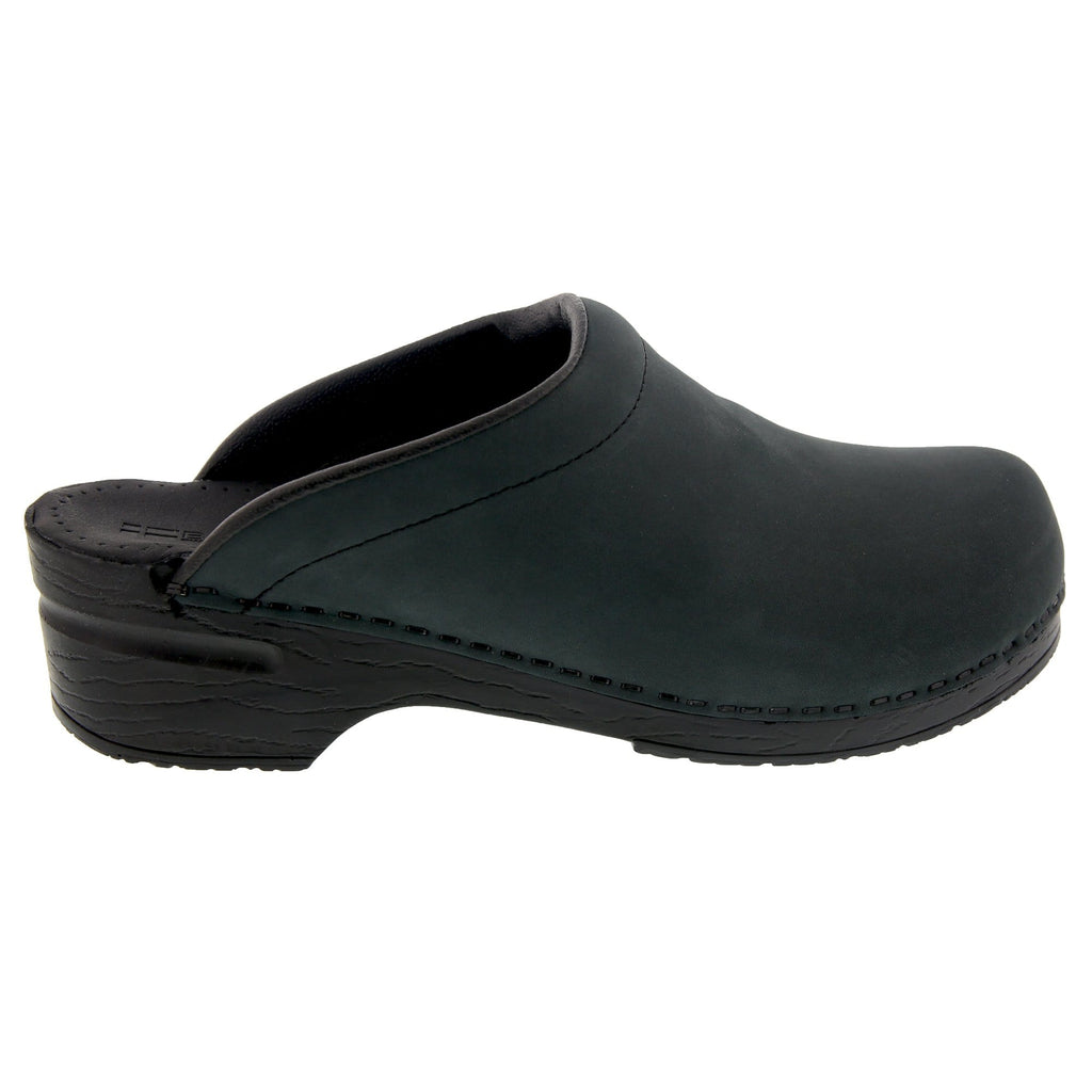 BJORK Männer Sam Open Back geölte Leder Clogs - CLOSEOUT