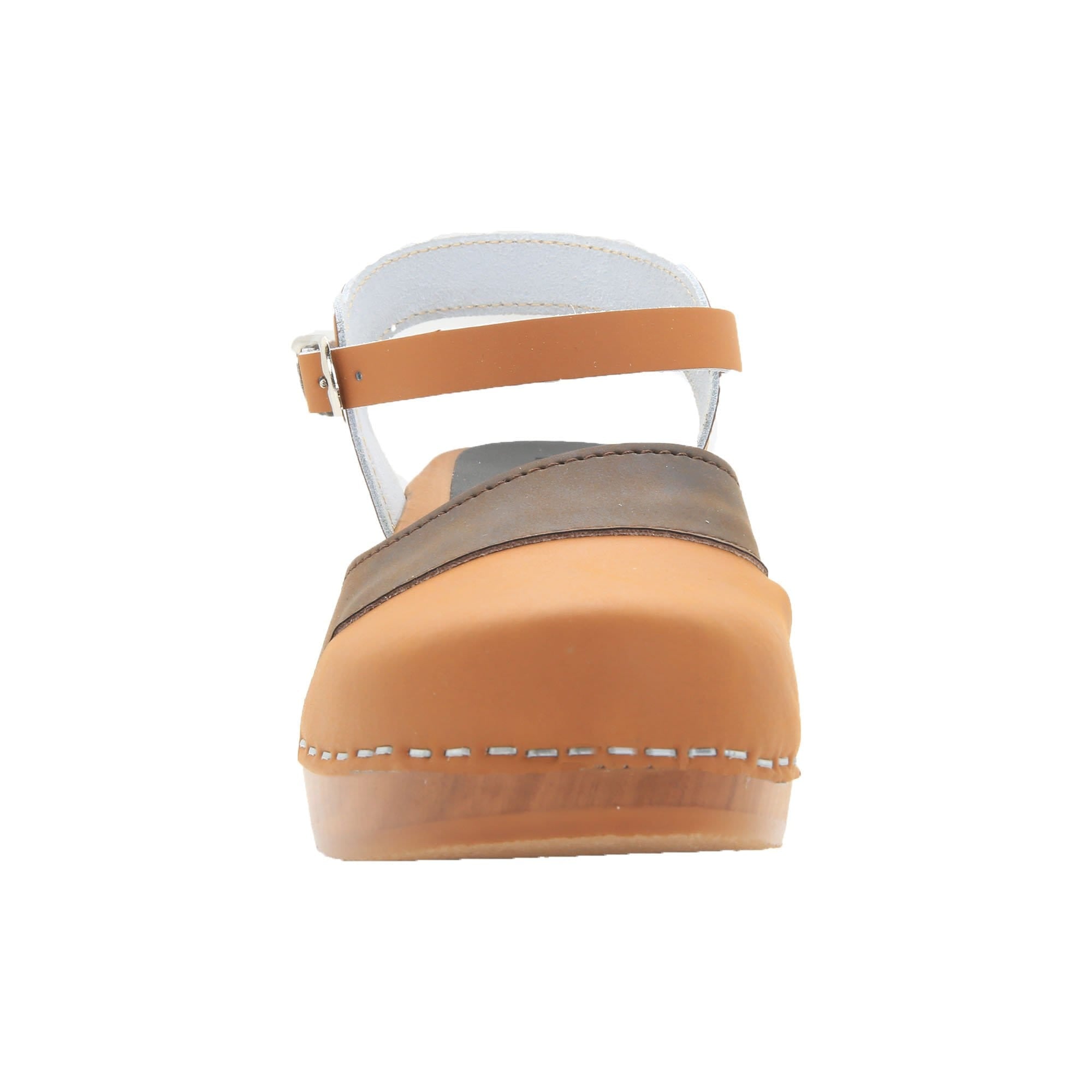 BJORK MILA Holzklauensandalen in geöltem Leder - CLOSEOUT