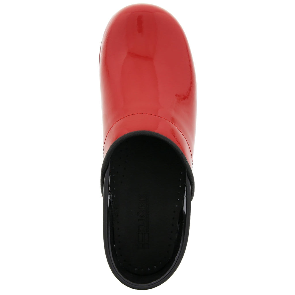 BJORK PROFESSIONAL Patent Leather Clogs