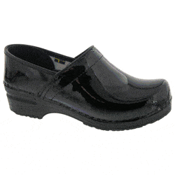 BJORK PROFESSIONAL Patent Leather Clogs