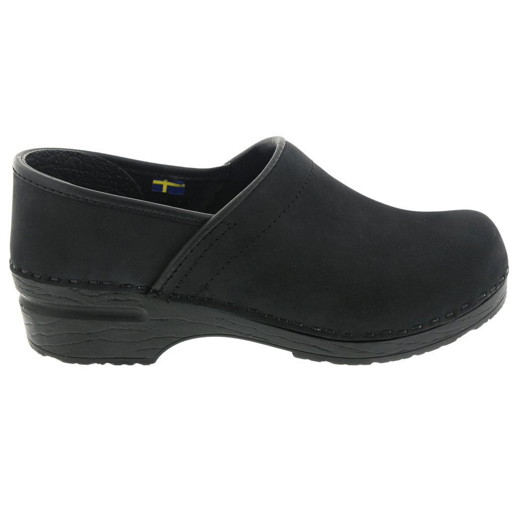 BJORK PRO LEAH Schwarze geölte Lederklötze - CLOSEOUT