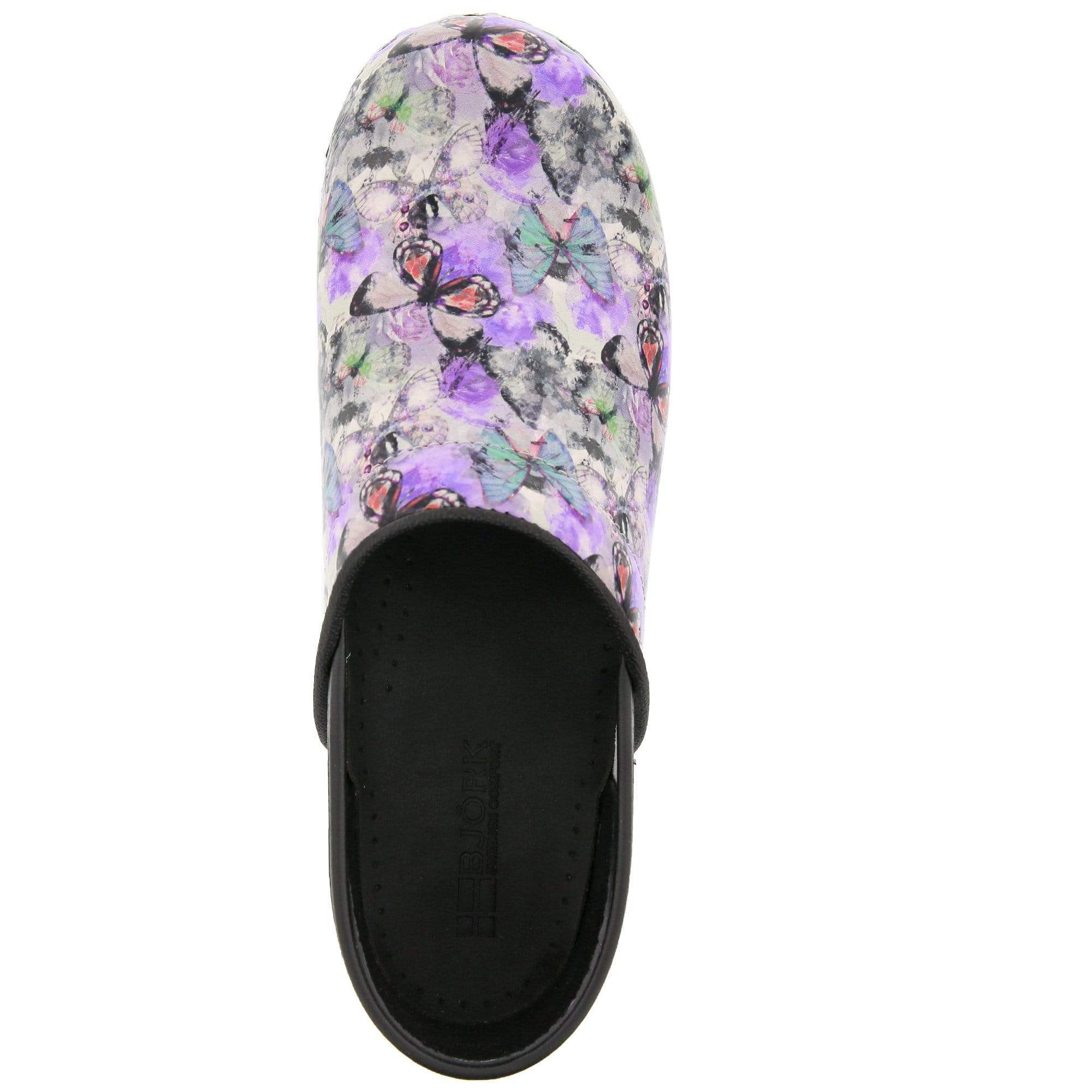BJORK PROFESSIONAL Fjaril Butterfly Leder Clogs - CLOSEOUT