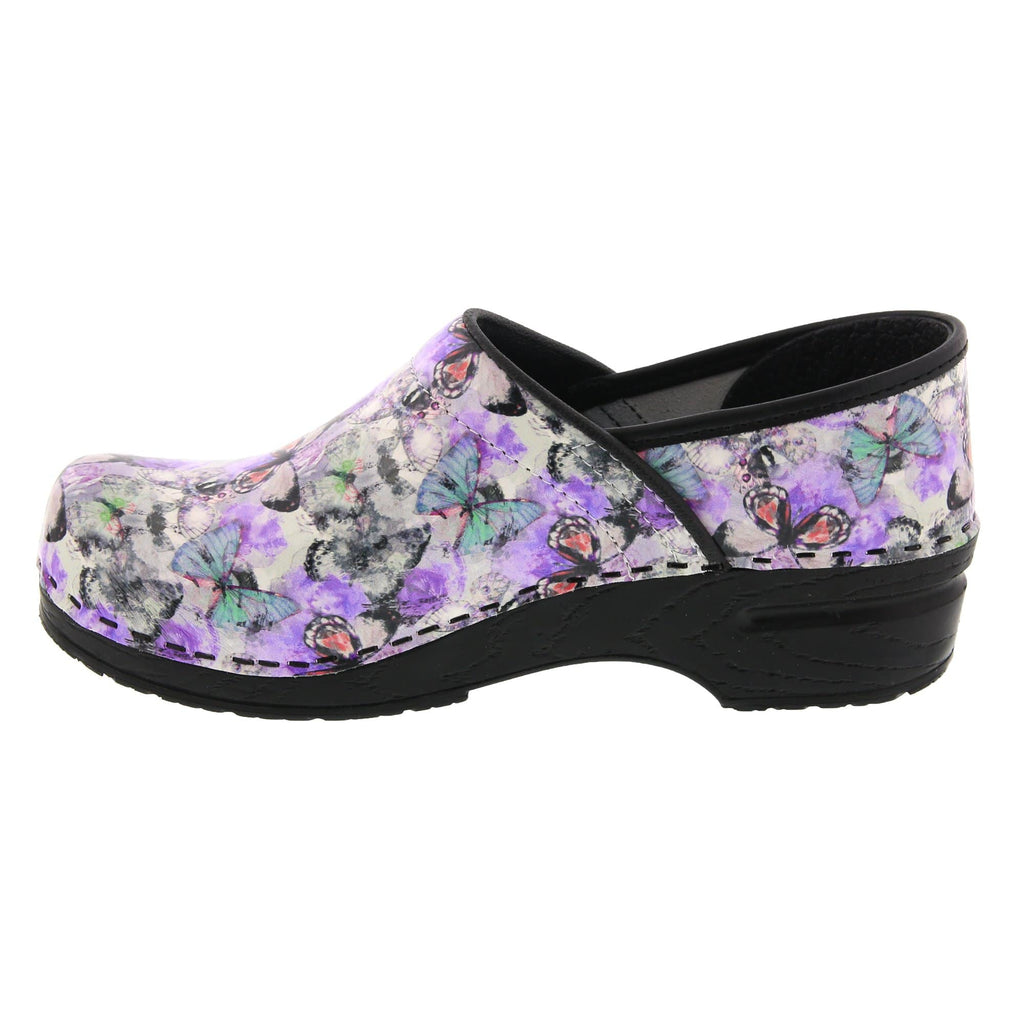 BJORK PROFESSIONAL Fjaril Butterfly Leder Clogs - CLOSEOUT