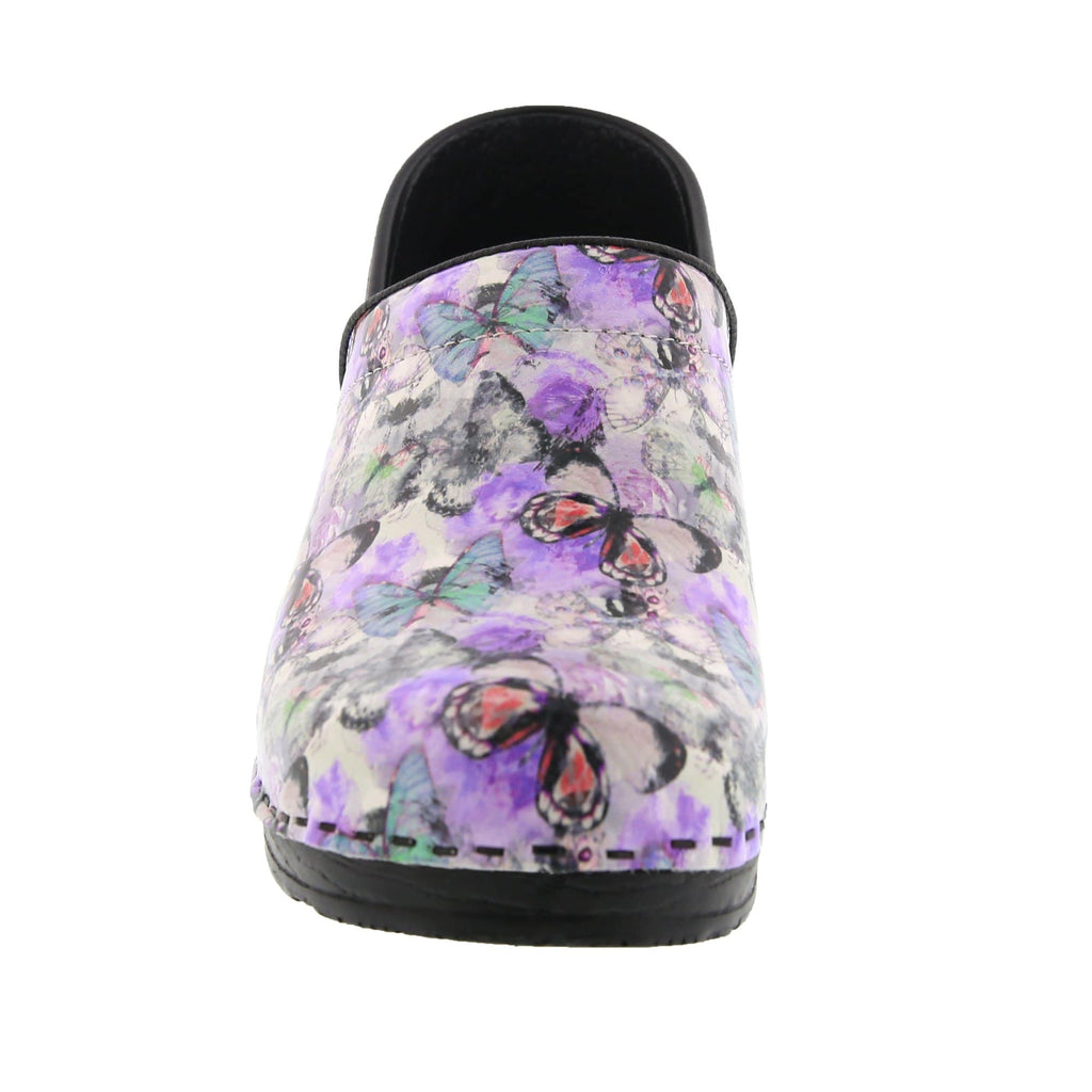 BJORK PROFESSIONAL Fjaril Butterfly Leder Clogs - CLOSEOUT
