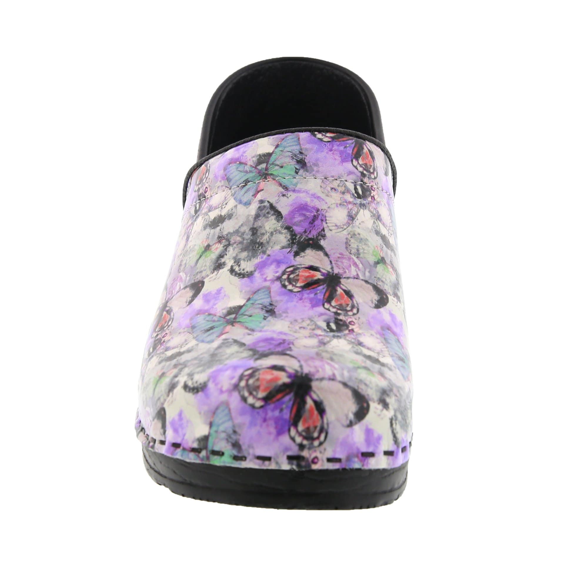 BJORK PROFESSIONAL Fjaril Butterfly Leder Clogs - CLOSEOUT