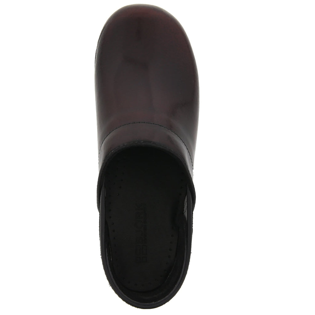 BJORK PROFESSIONAL Herren Cabrio Leder Clogs - CLOSEOUT