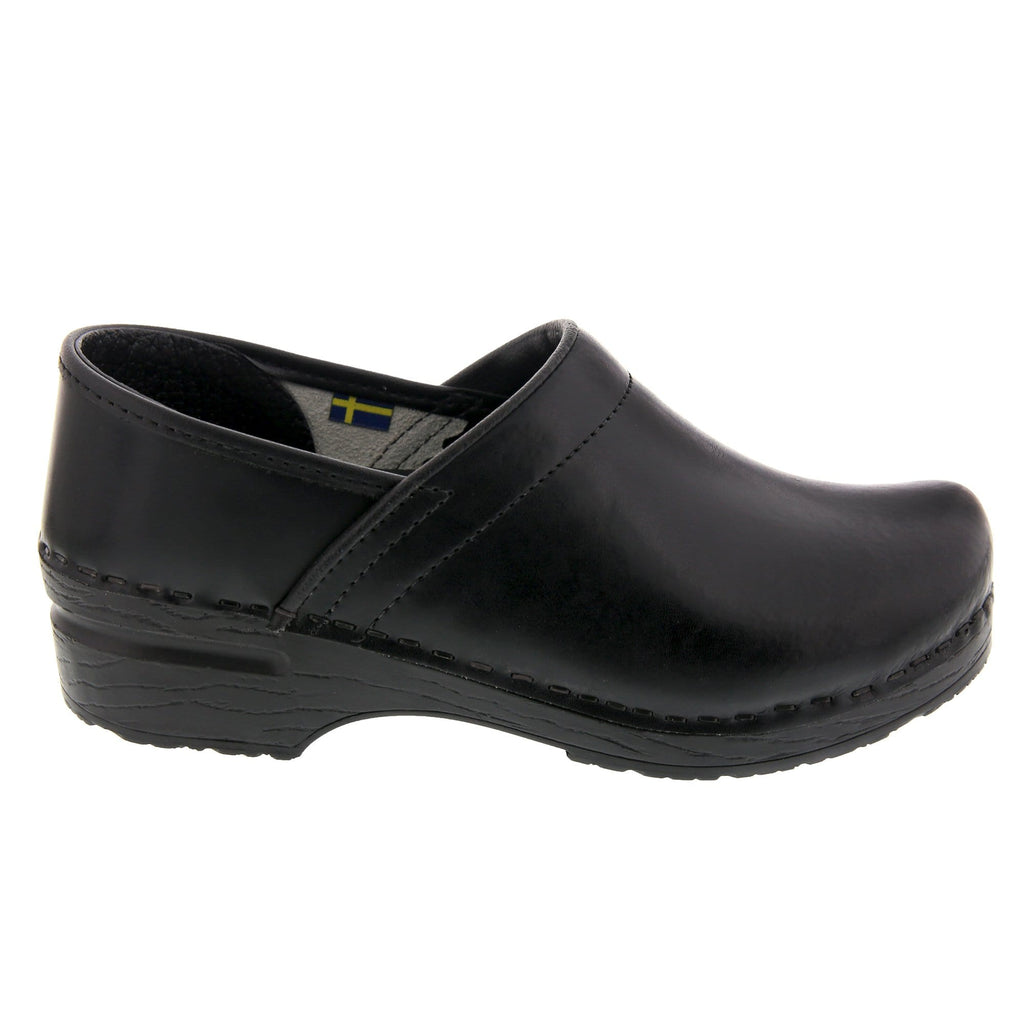 BJORK PROFESSIONAL Damen Cabrio Leder Clogs - CLOSEOUT