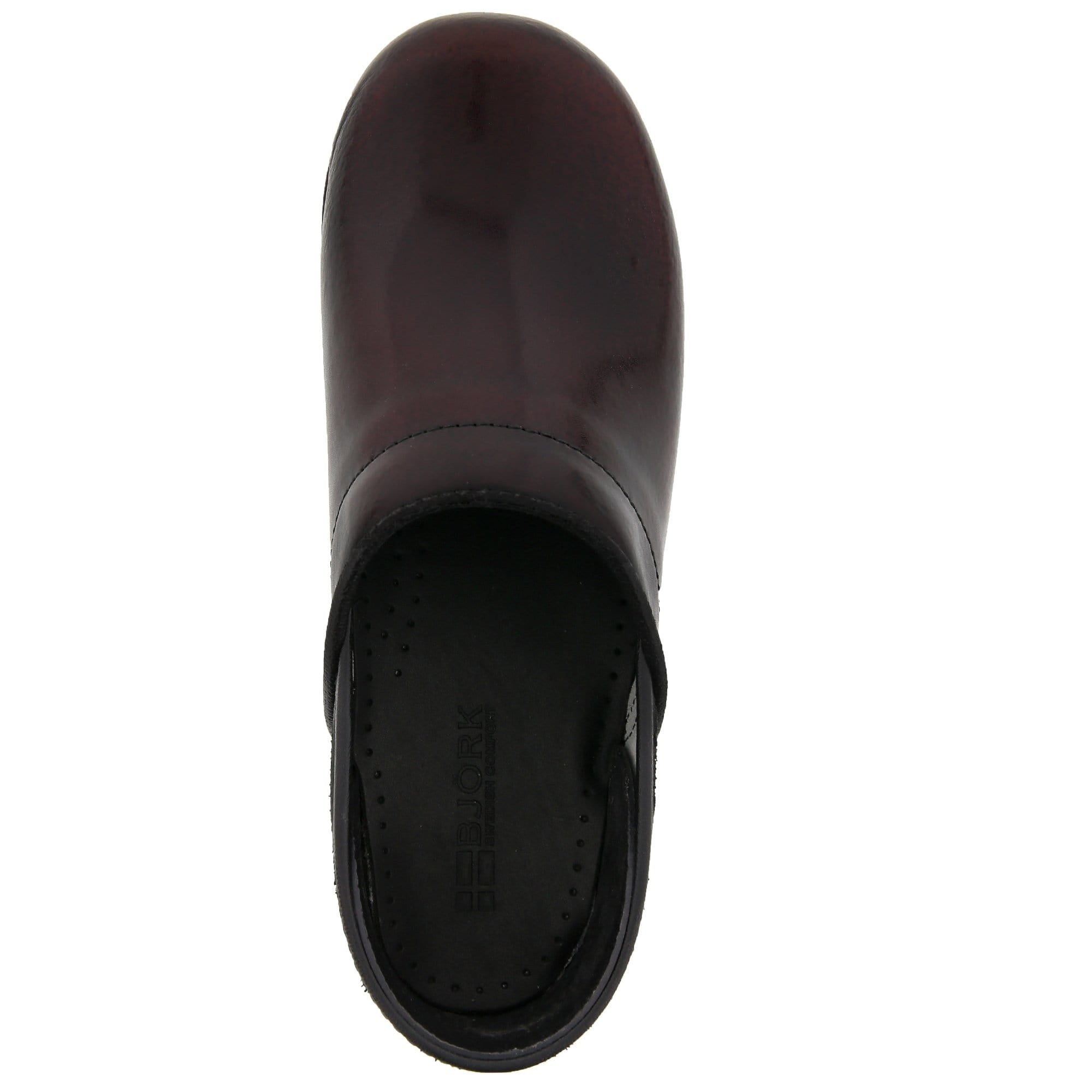 BJORK PROFESSIONAL Damen Cabrio Leder Clogs - CLOSEOUT