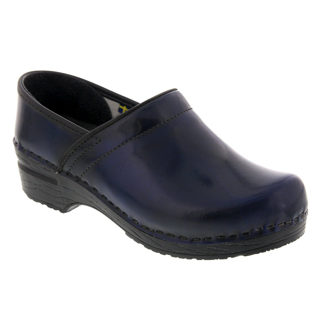BJORK PROFESSIONAL Damen Cabrio Leder Clogs - CLOSEOUT