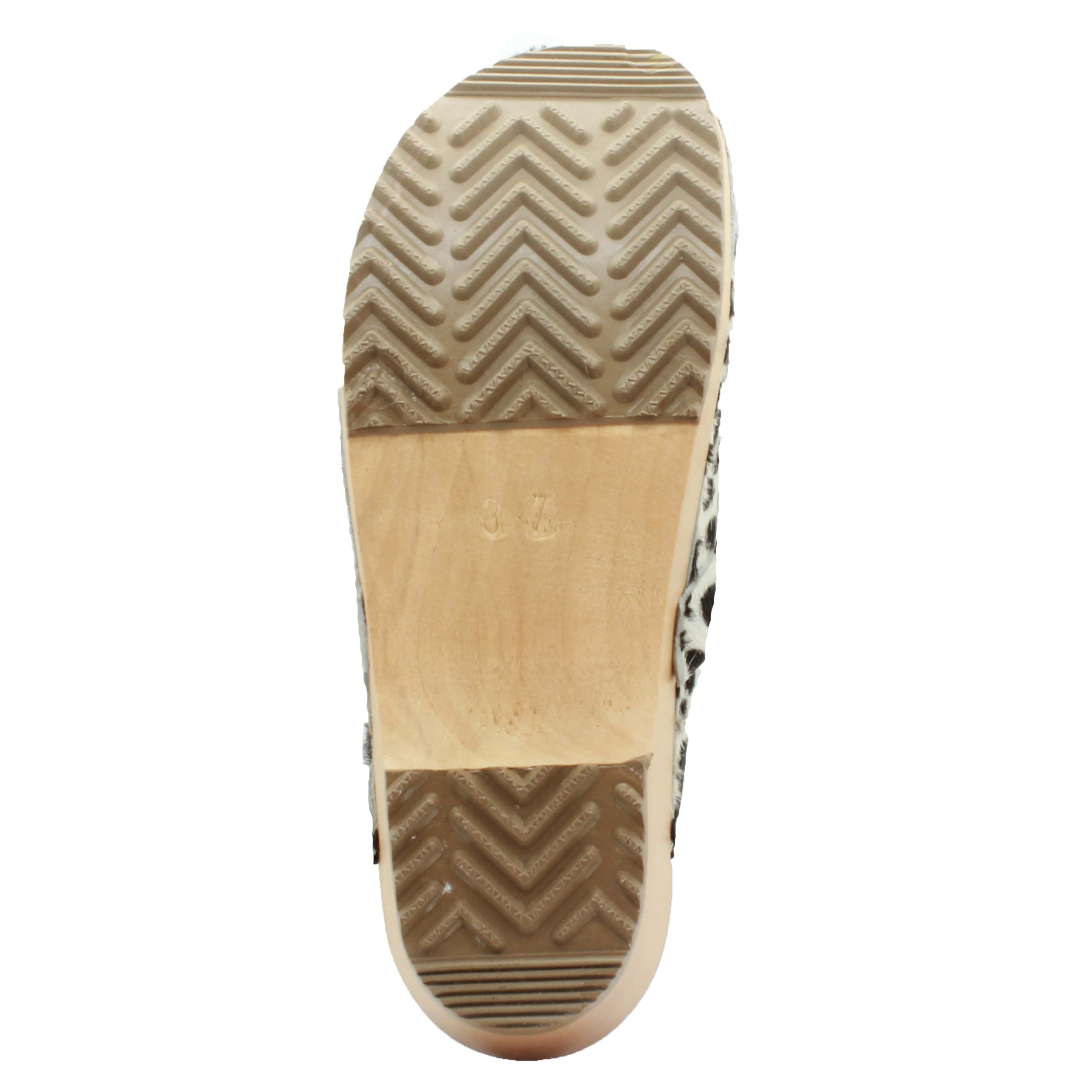 BJORK Safari Wood Öffnen Sie Dalmatin Clogs - CLOSEOUT
