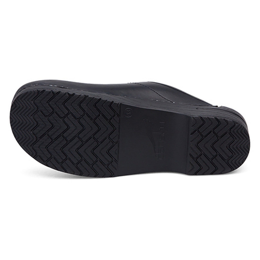 DANSKO Männer Karl Open Back Black Box Leder Clogs