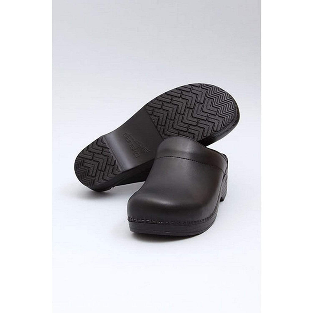 DANSKO Männer Karl Open Back Black Box Leder Clogs