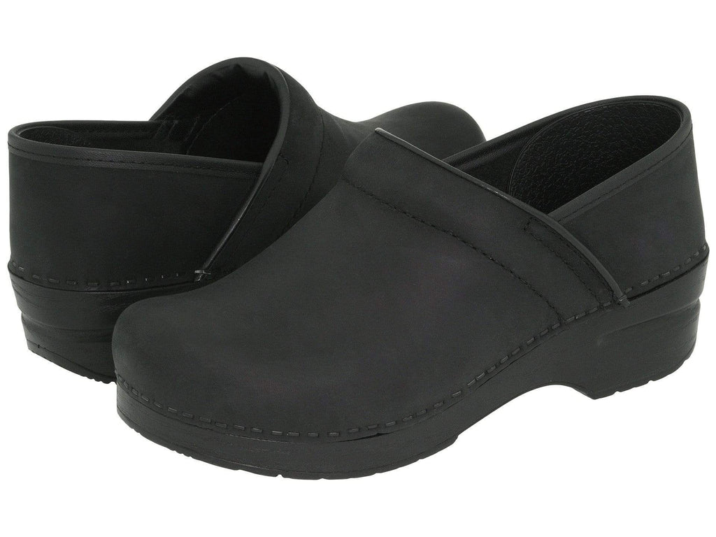 DANSKO Professionelle schwarze geölte Lederklötze