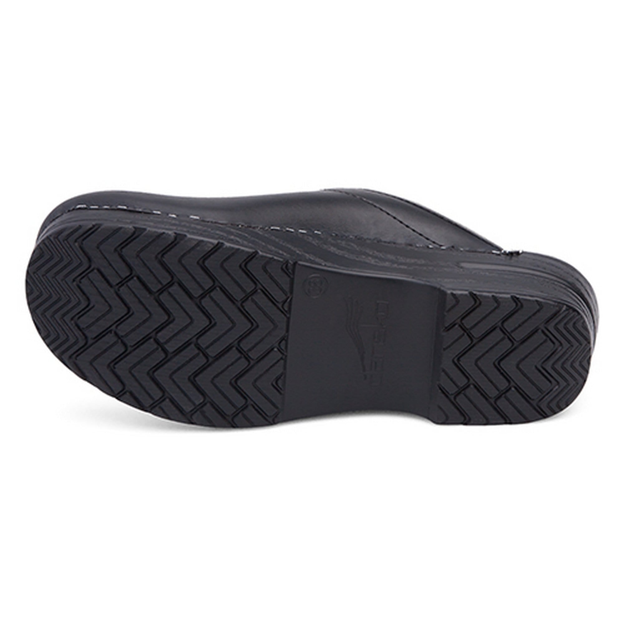 DANSKO Sonja Black Cabrio Leder Öffnen Sie Back Clogs